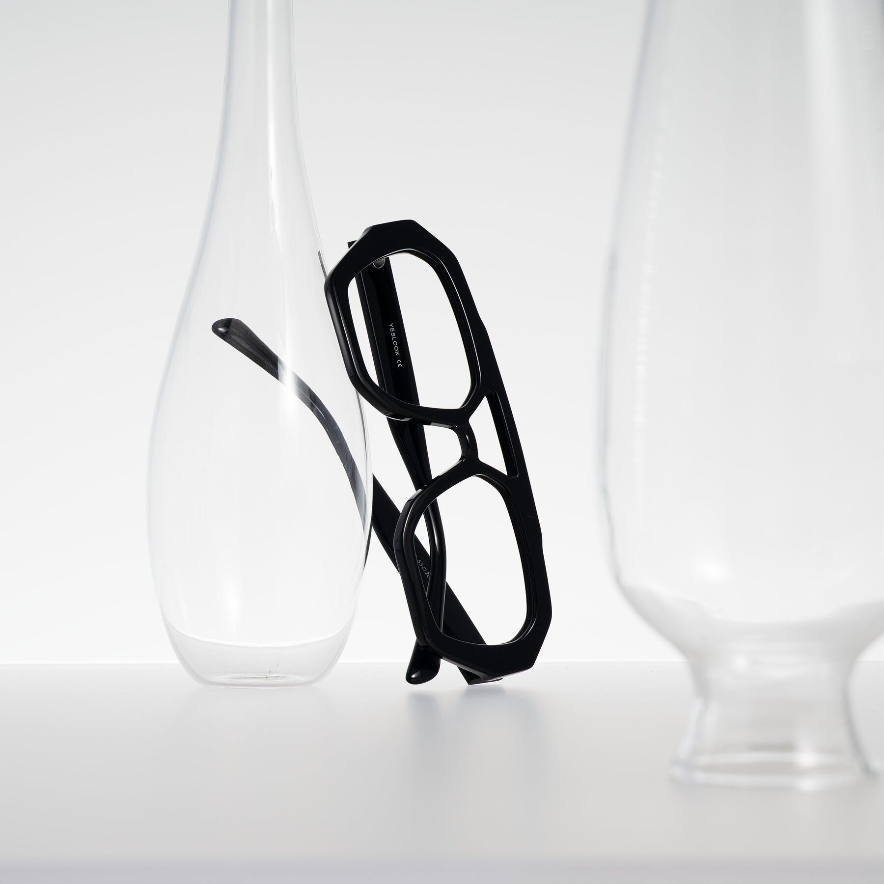 Lifestyle photography #1 of Silva in Black with Clear Eyeglass Lenses