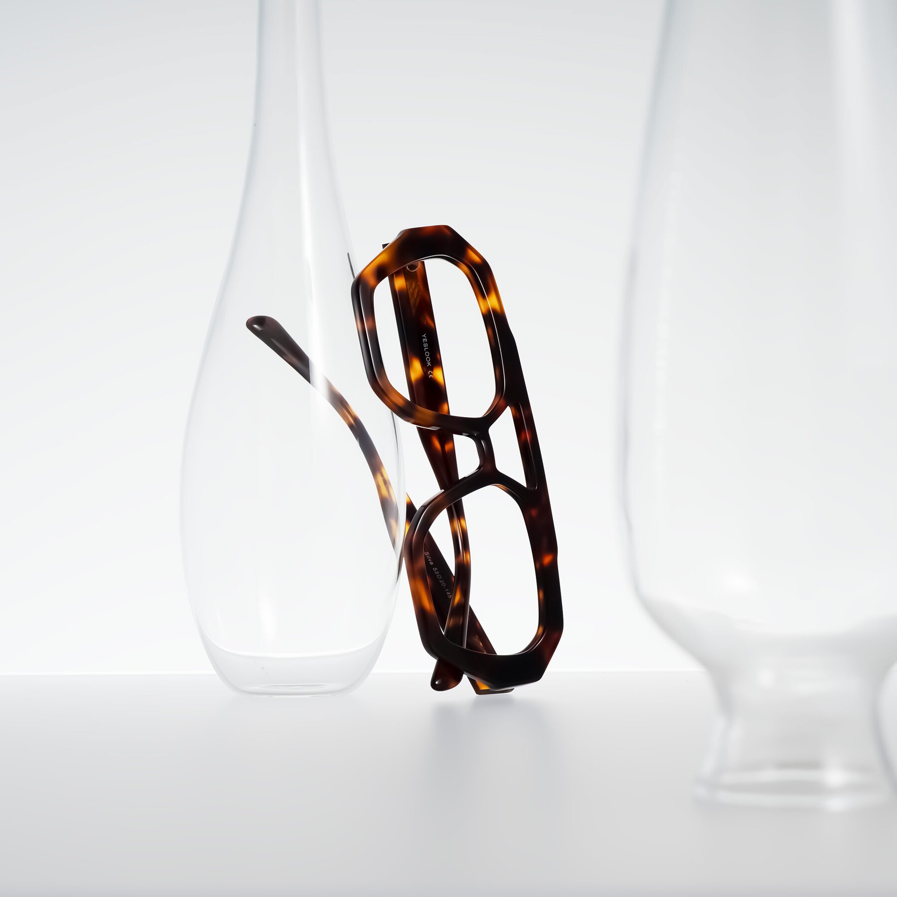Lifestyle photography #1 of Silva in Tortoise with Clear Eyeglass Lenses