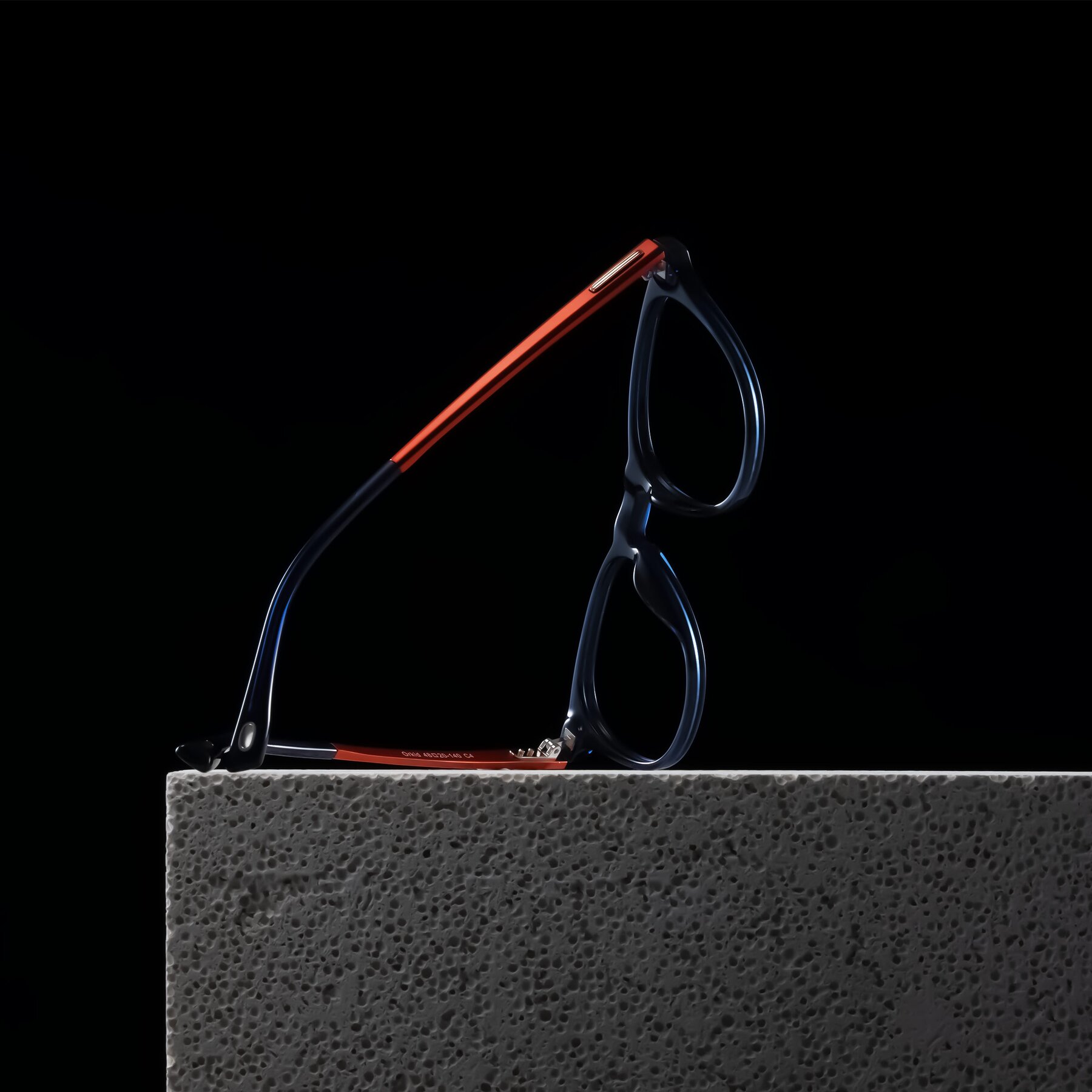 Lifestyle photography #2 of Orkid in Blue/Orangle with Clear Blue Light Blocking Lenses