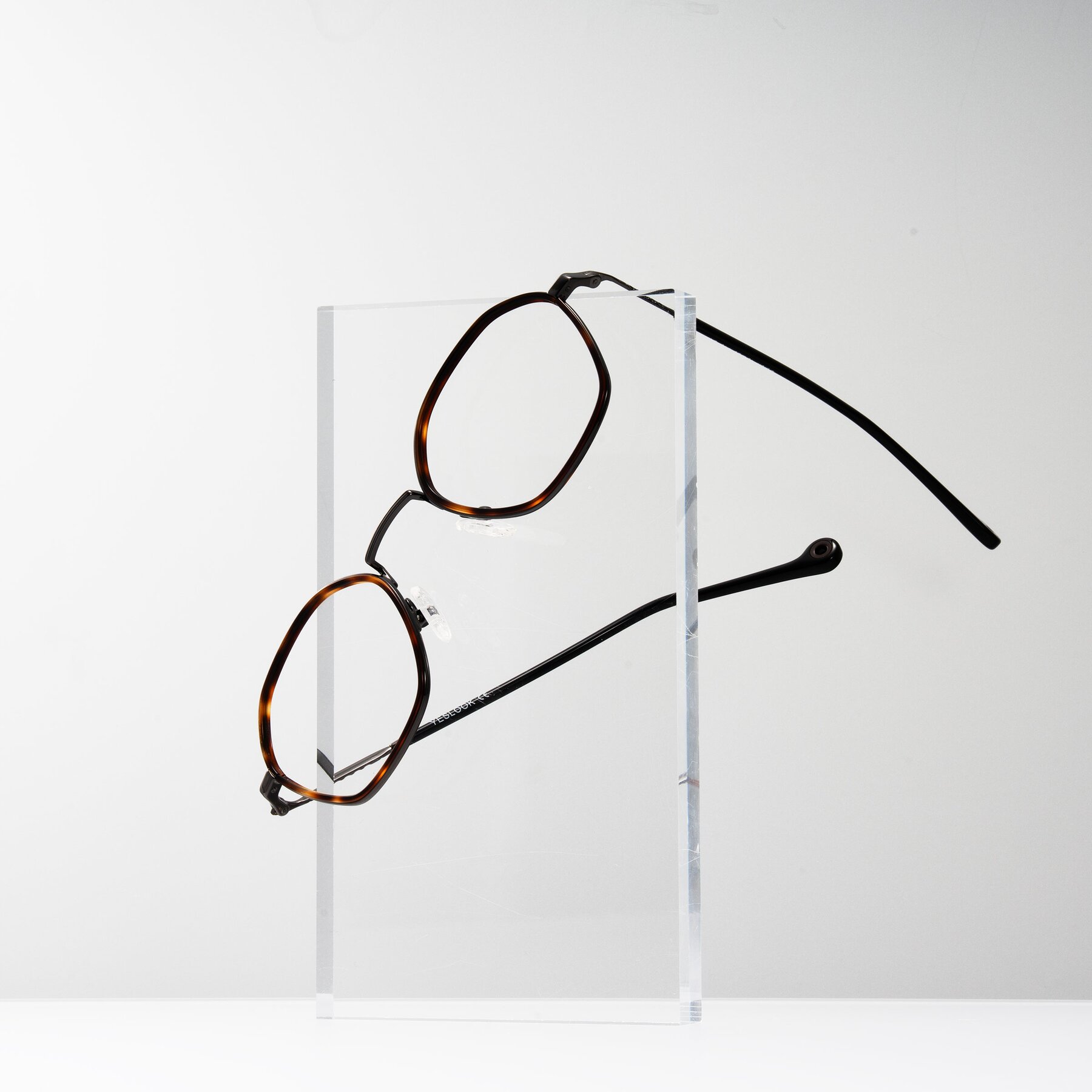 Lifestyle photography #1 of Dalon in Tortoise/Gunmetal with Clear Blue Light Blocking Lenses