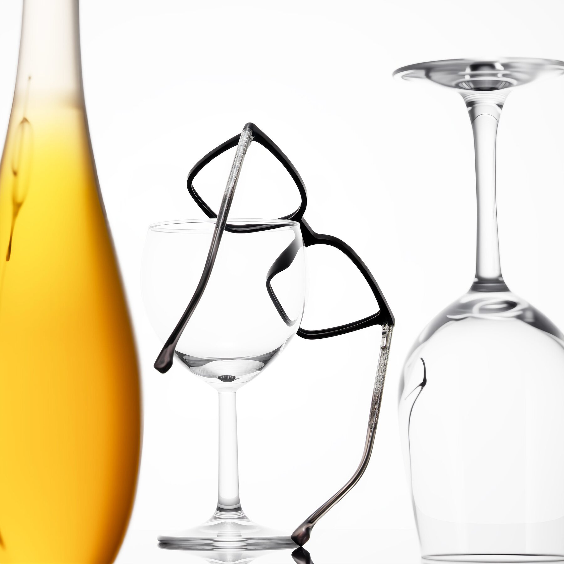 Lifestyle photography #2 of Colemers in Black with Clear Reading Eyeglass Lenses