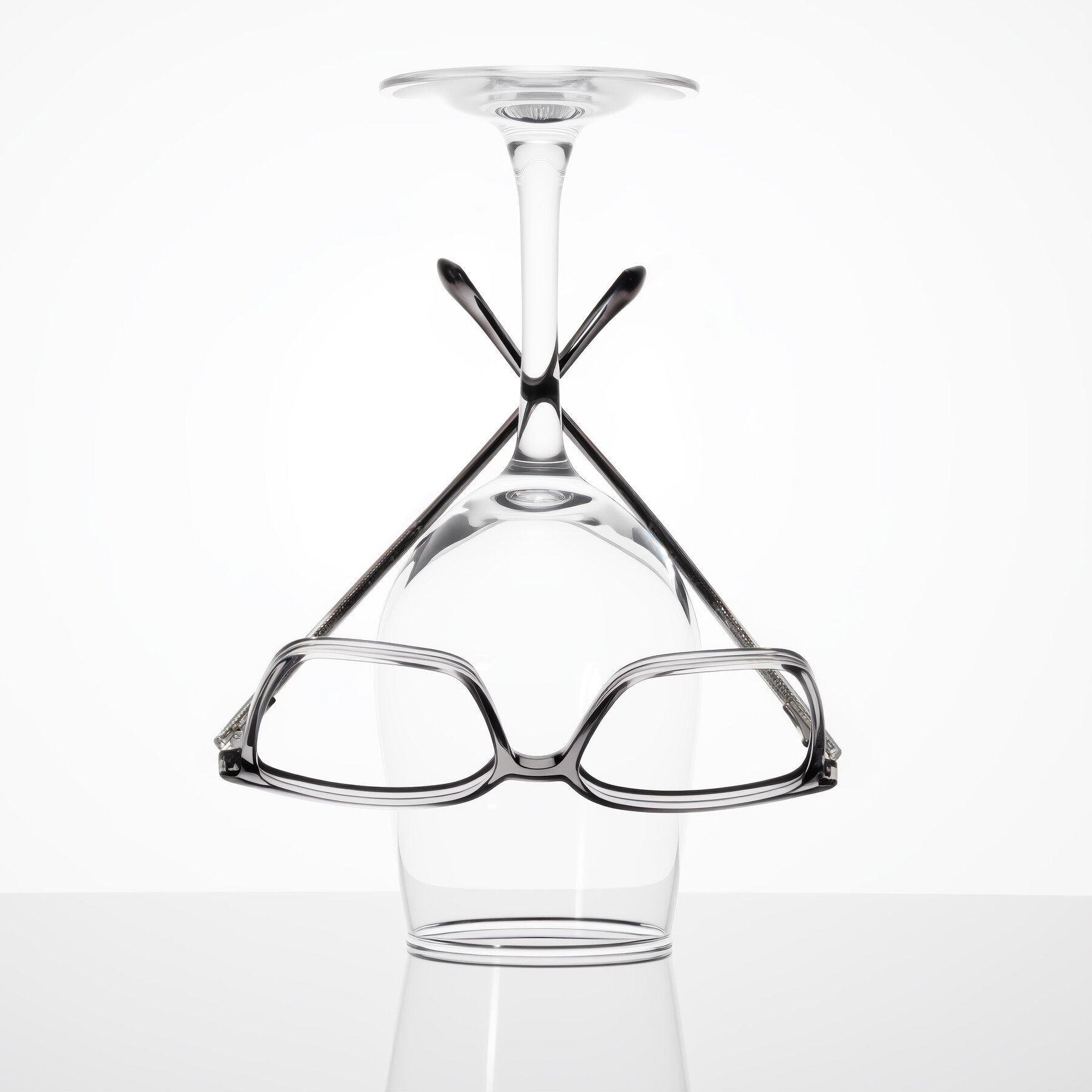 Lifestyle photography #1 of Colemers in Transparent Gray with Clear Blue Light Blocking Lenses