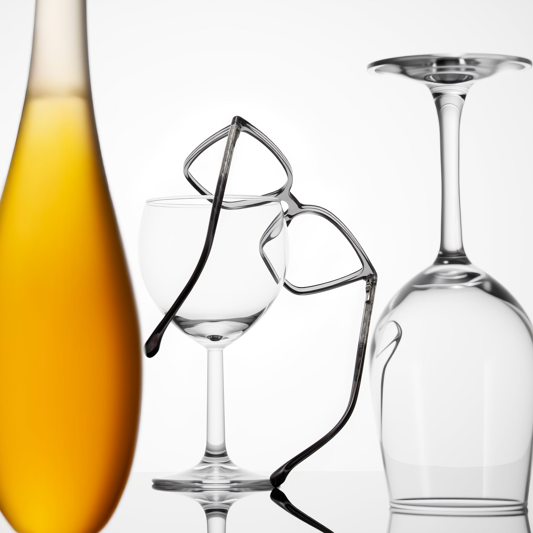 Lifestyle photography #2 of Colemers in Transparent Gray with Clear Blue Light Blocking Lenses