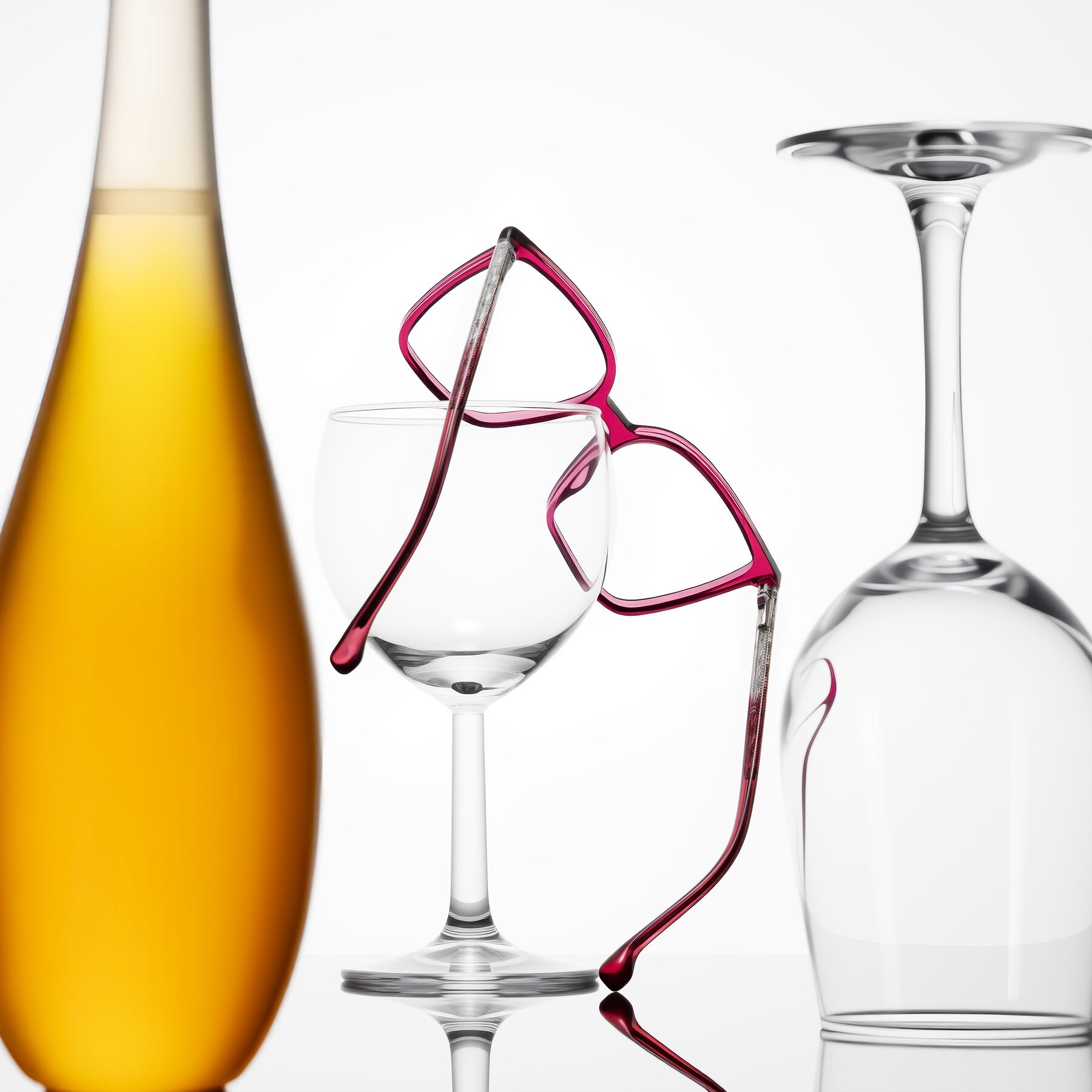 Lifestyle photography #2 of Colemers in Wine with Clear Blue Light Blocking Lenses