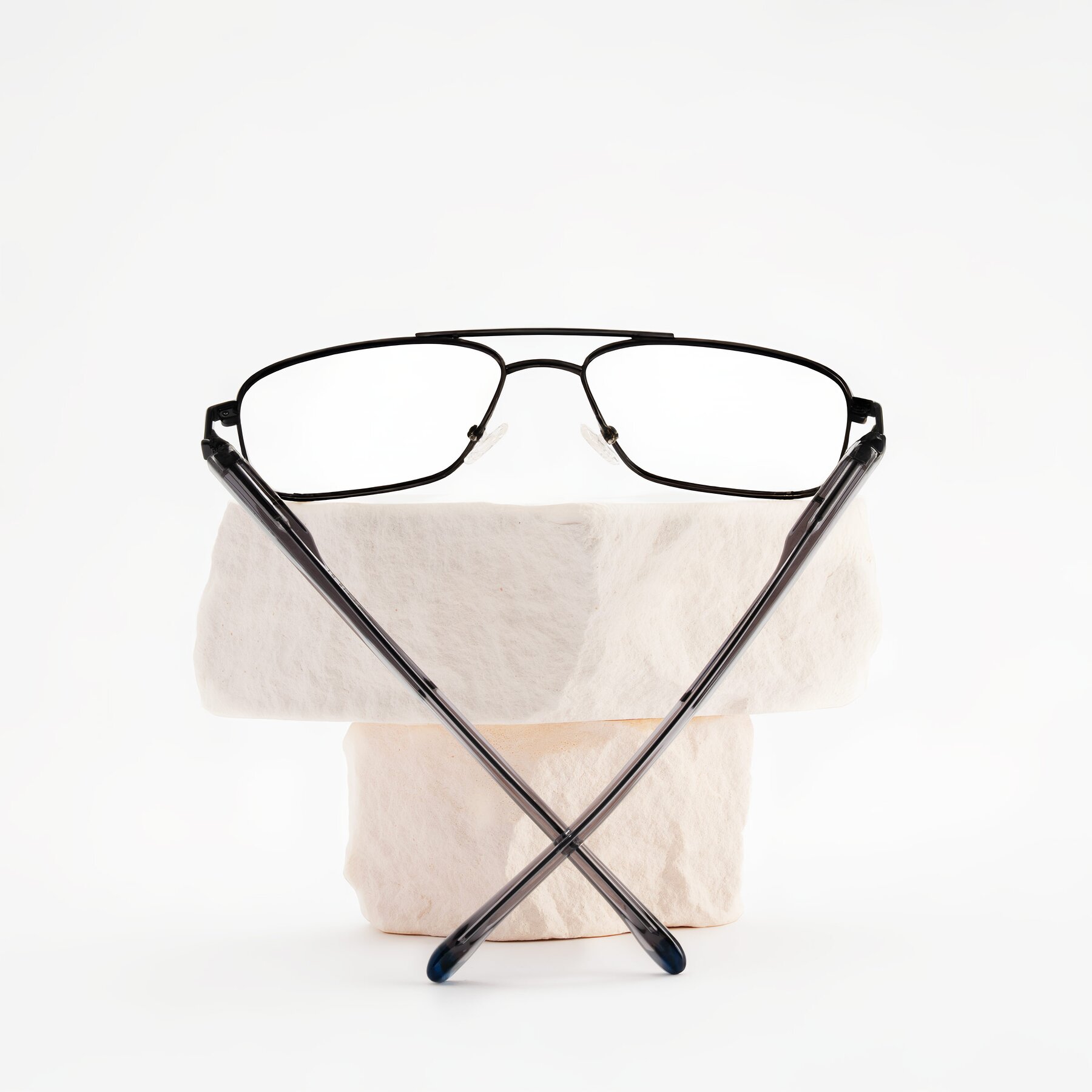 Lifestyle photography #2 of Banten in Black with Clear Eyeglass Lenses