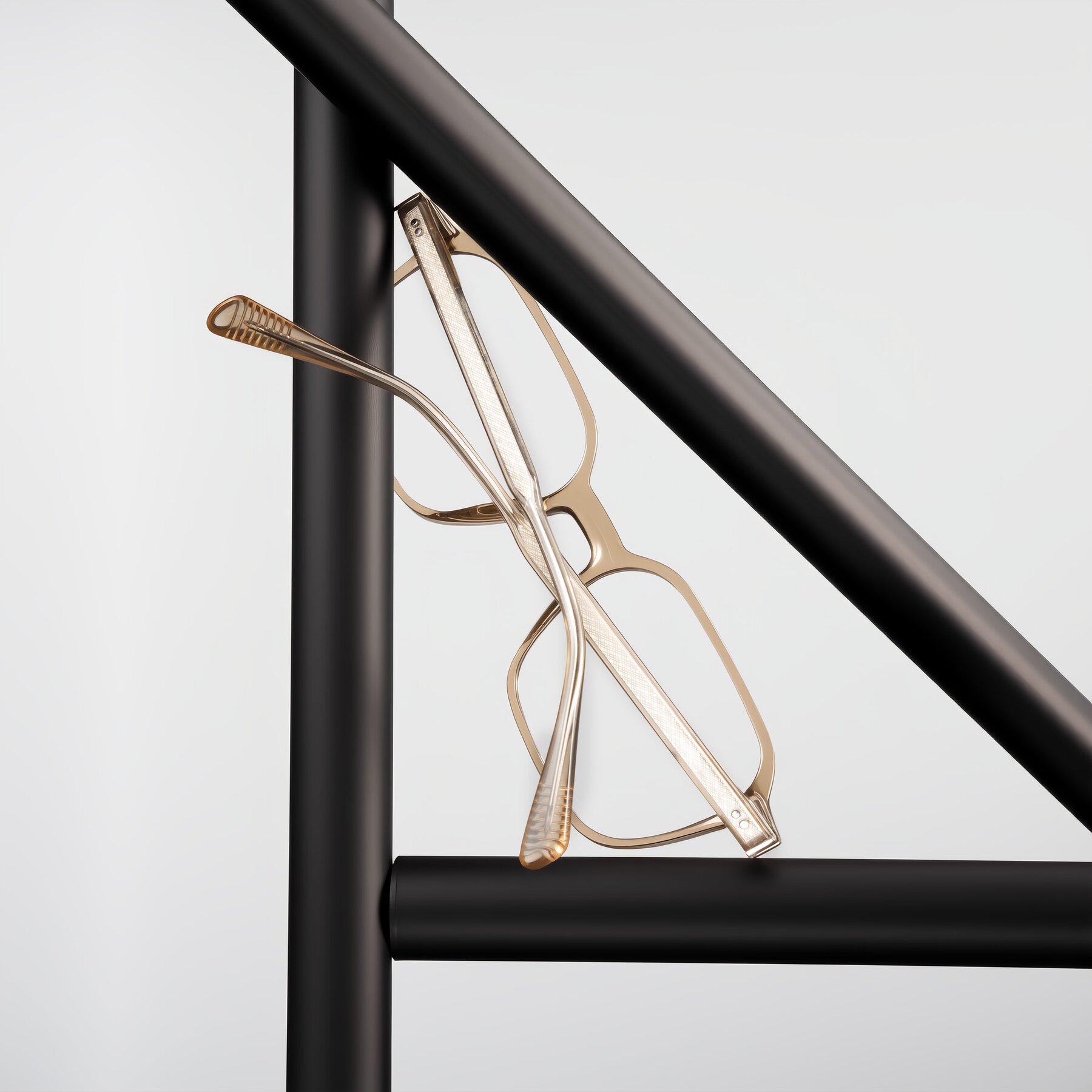 Lifestyle photography #1 of Schwedts in Champagne with Clear Reading Eyeglass Lenses