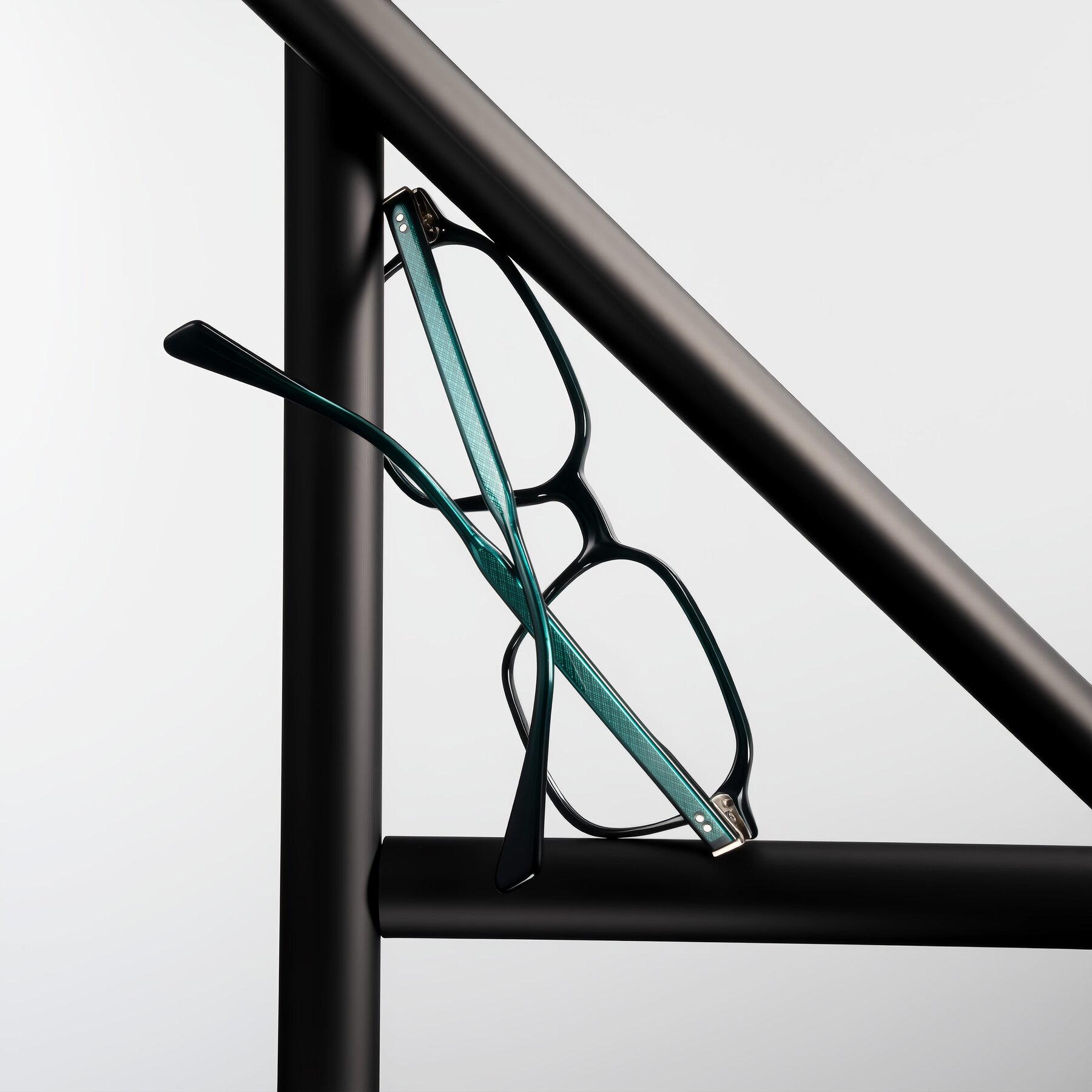 Lifestyle photography #1 of Schwedts in Emerald with Clear Eyeglass Lenses