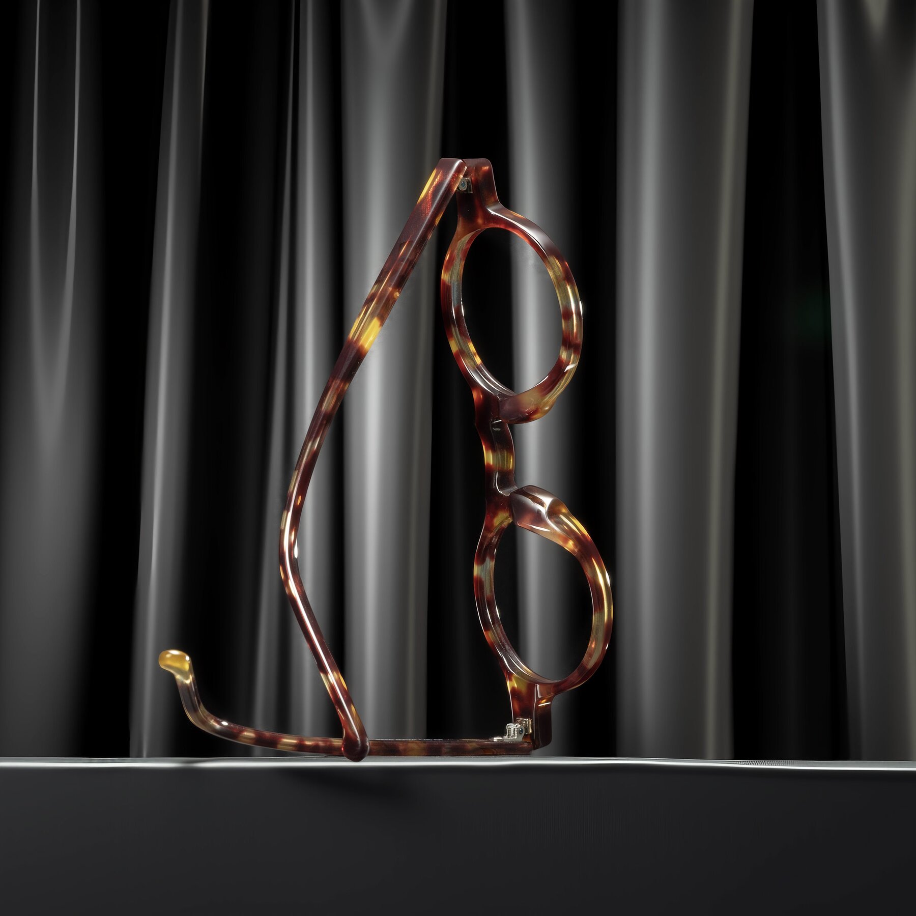 Lifestyle photography #2 of Enno in Tortoise with Clear Blue Light Blocking Lenses