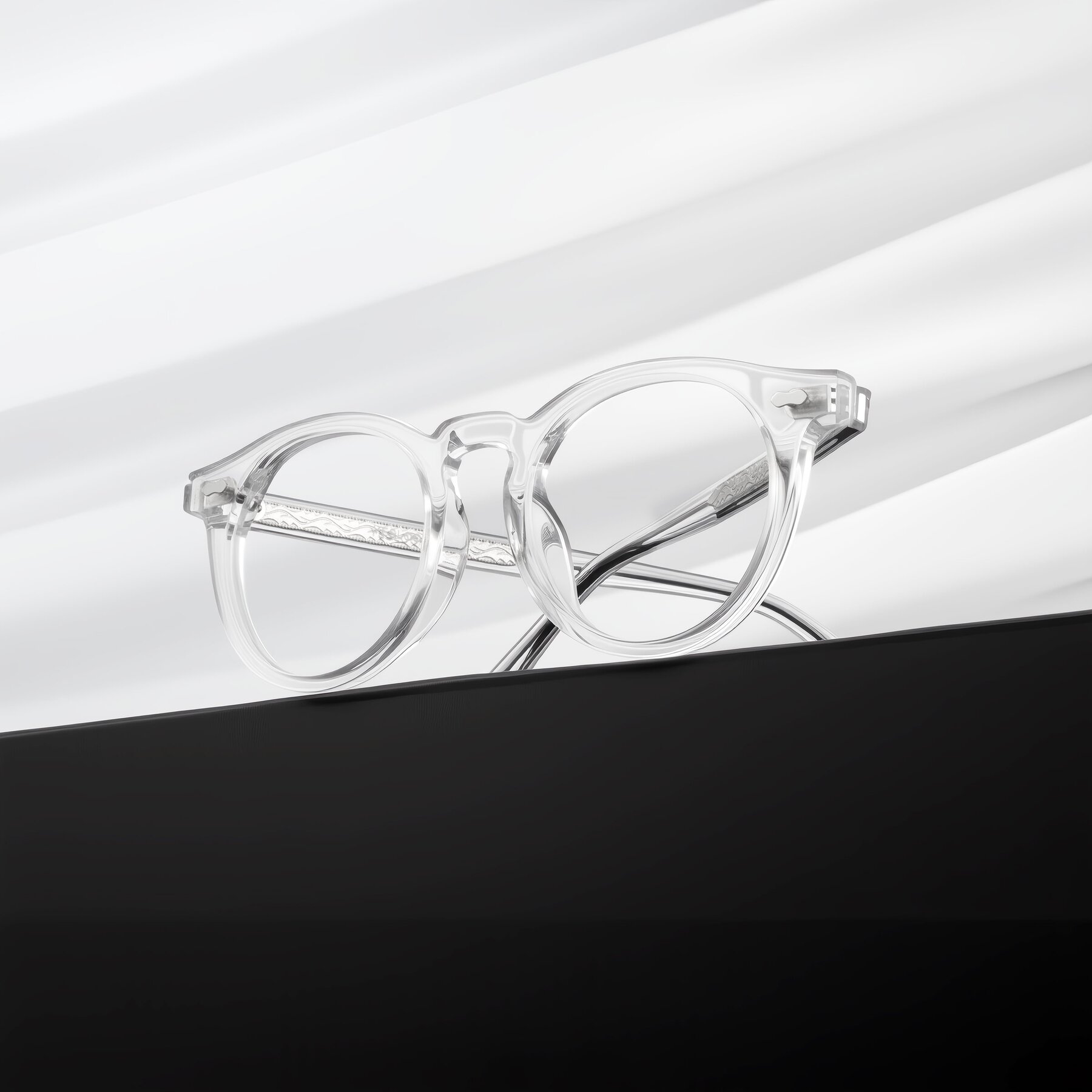 Lifestyle photography #1 of Jairo in Clear with Clear Blue Light Blocking Lenses