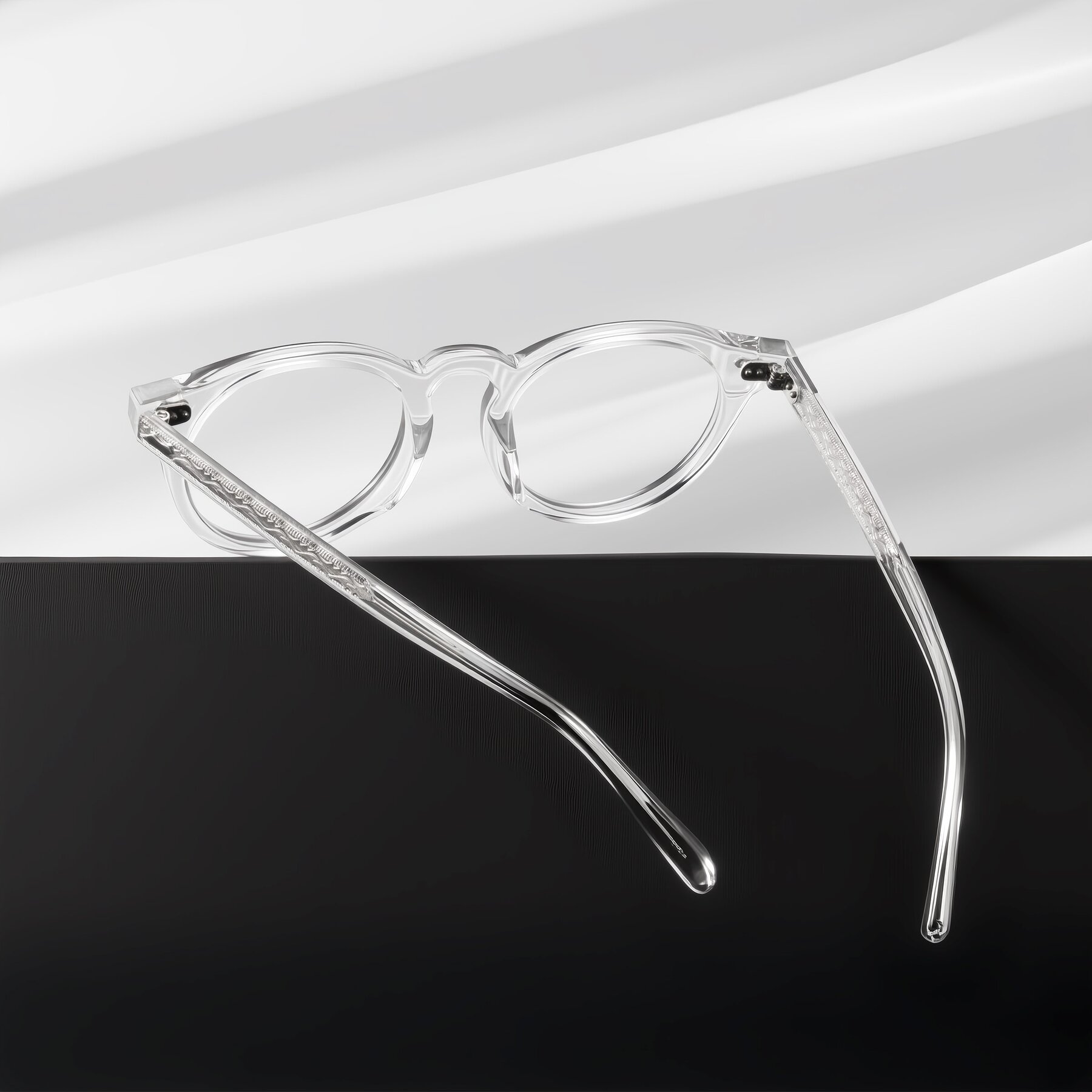 Lifestyle photography #2 of Jairo in Clear with Clear Blue Light Blocking Lenses