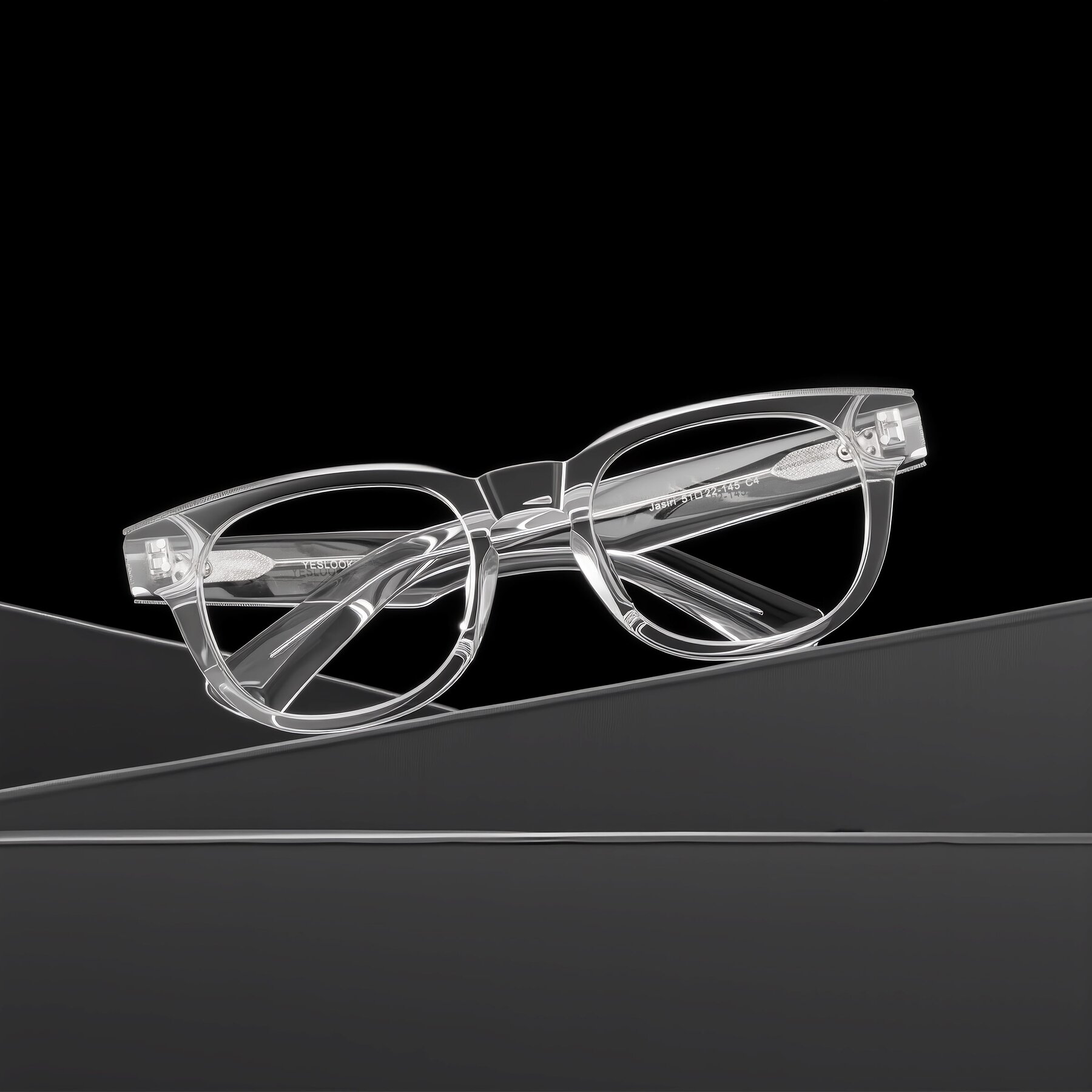 Lifestyle photography #1 of Jasiri in Clear with Clear Blue Light Blocking Lenses