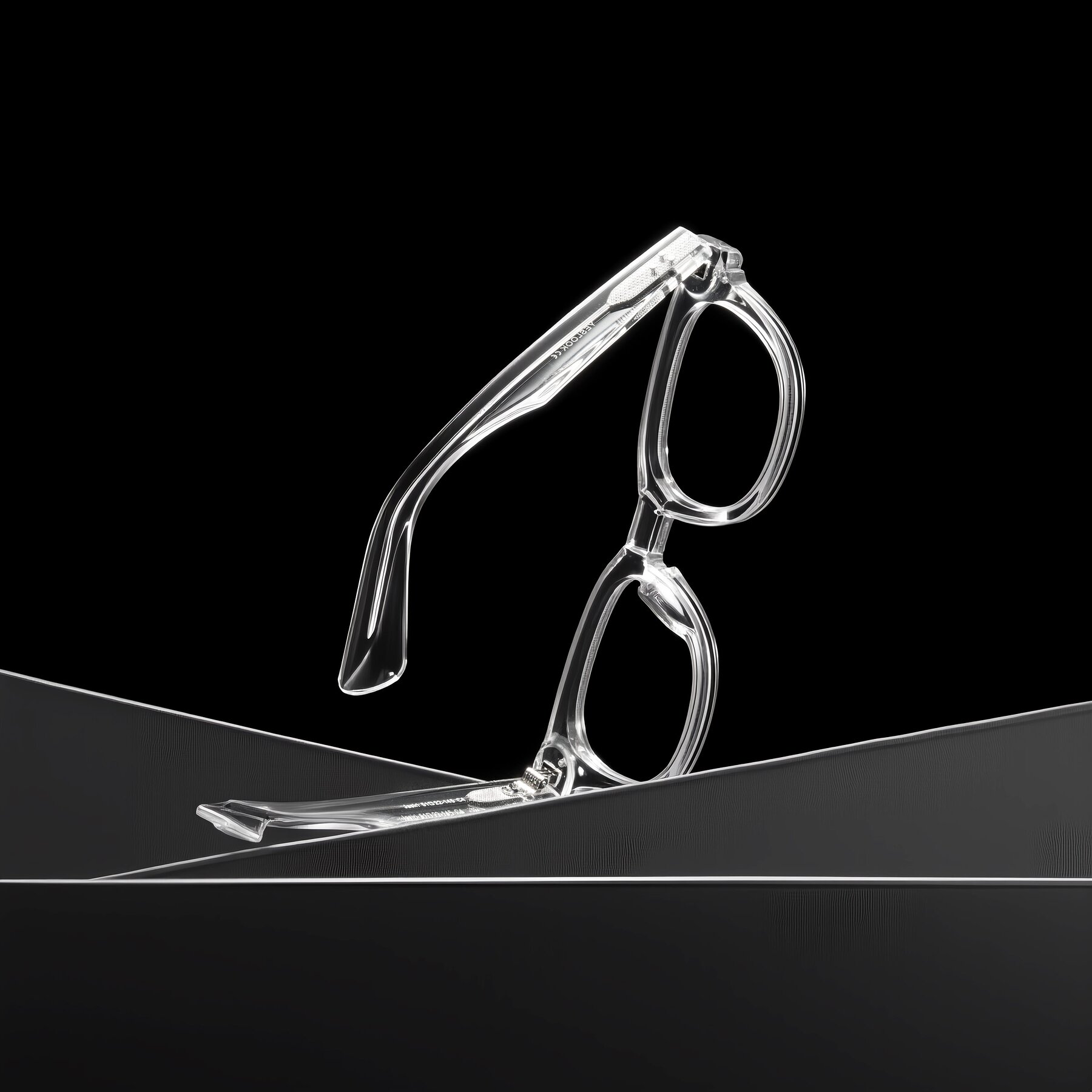 Lifestyle photography #2 of Jasiri in Clear with Clear Blue Light Blocking Lenses