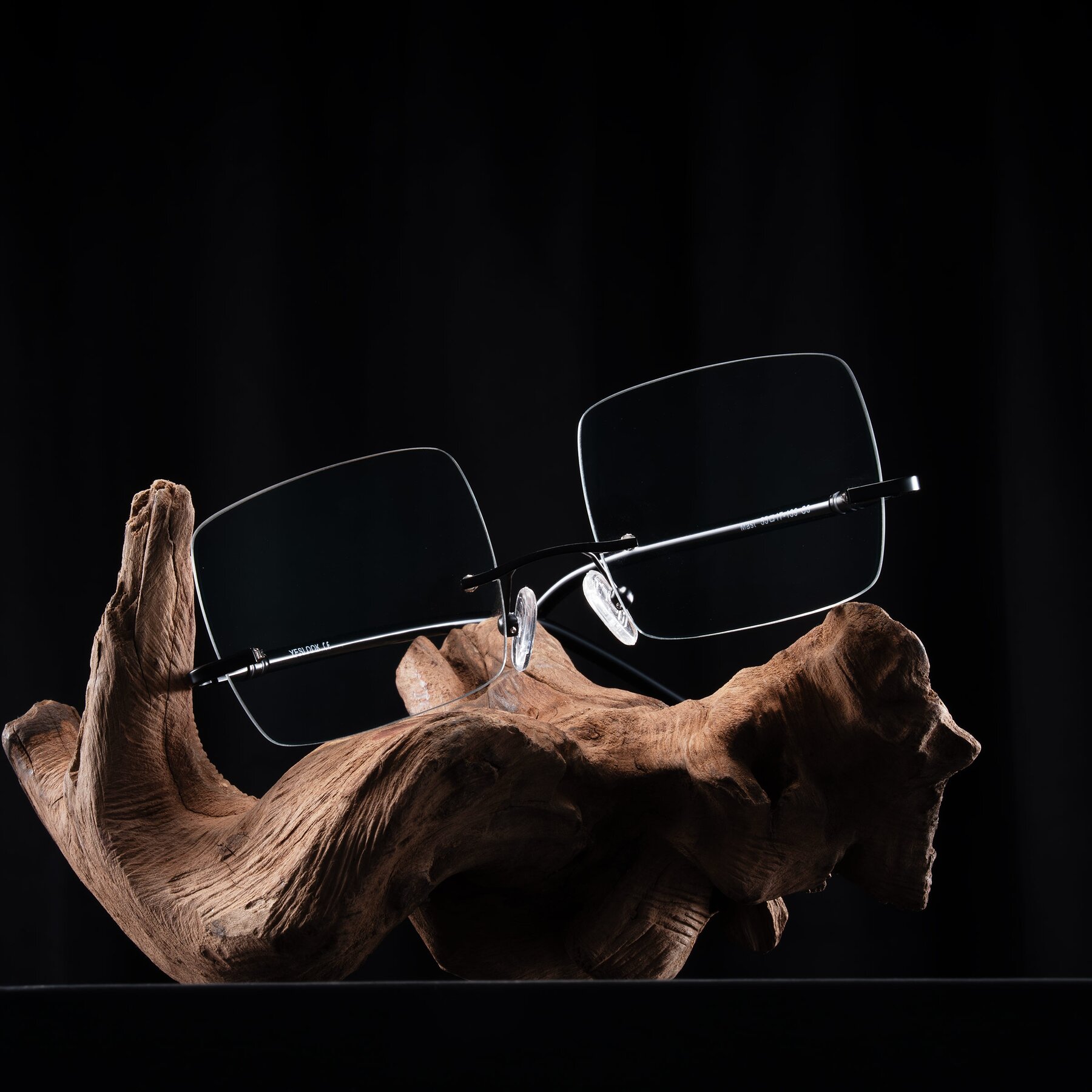 Lifestyle photography #2 of Ventura in Matte Black/Black with Clear Eyeglass Lenses