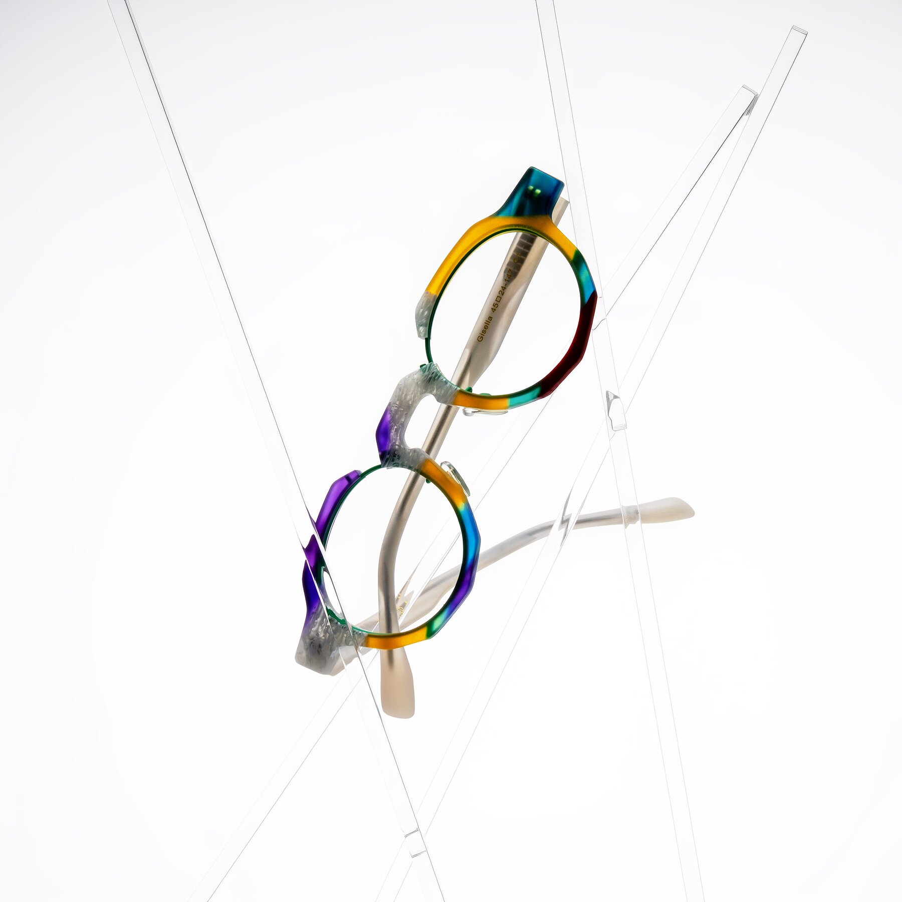 Lifestyle photography #2 of Gisella in Matte Fruits with Clear Eyeglass Lenses