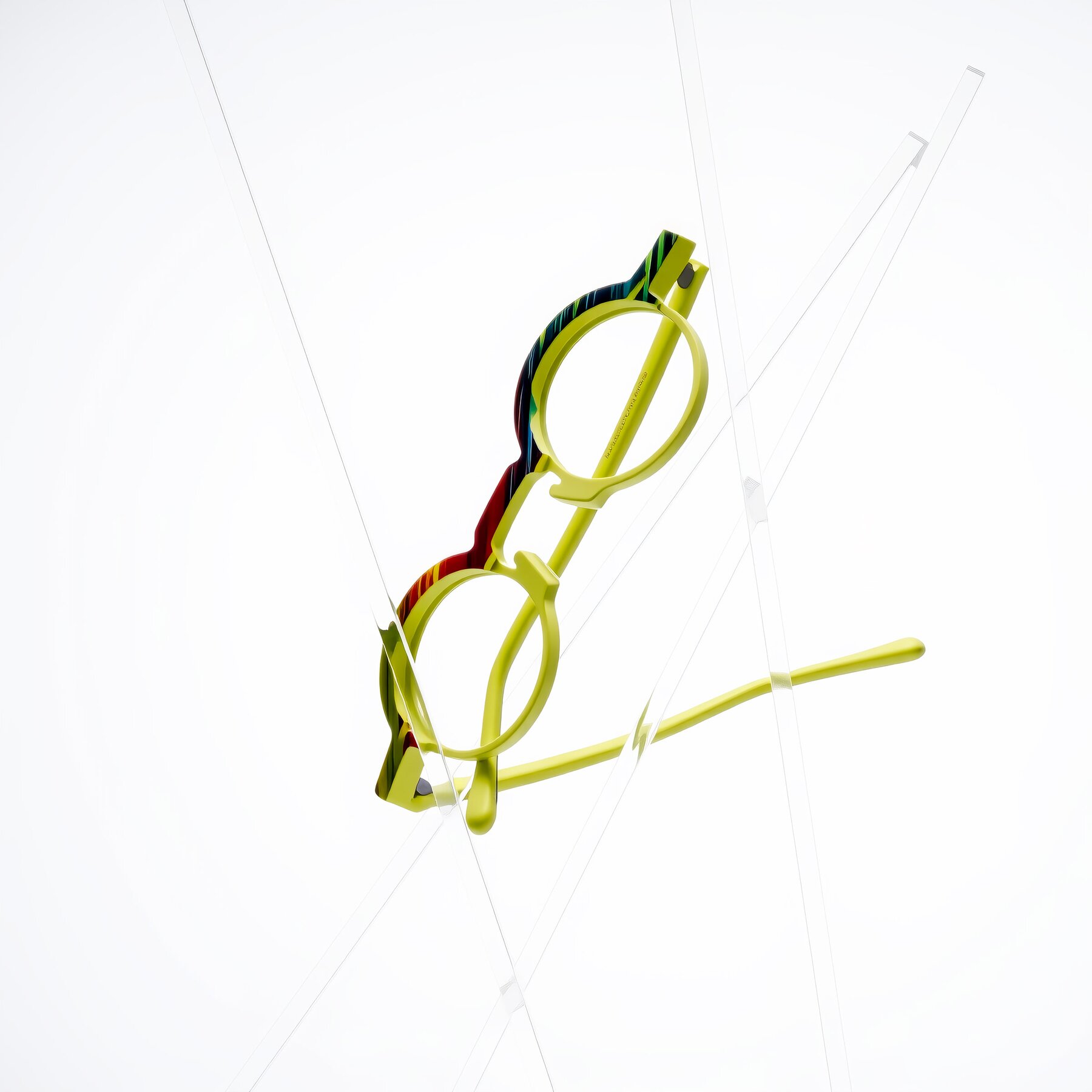 Lifestyle photography #2 of Maizel in Neon Sun with Clear Eyeglass Lenses