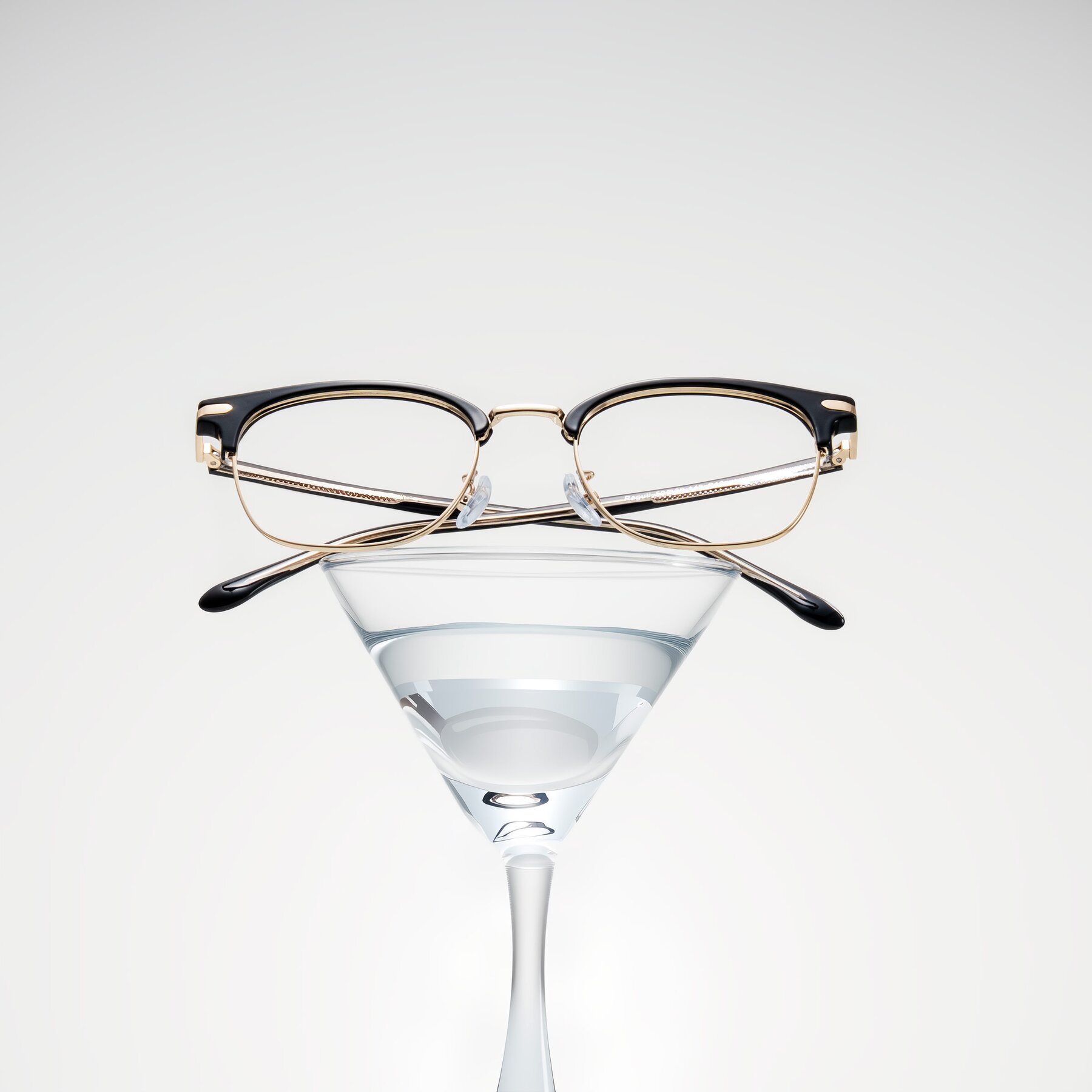 Lifestyle photography #1 of Raguti in Black/Gold with Clear Eyeglass Lenses