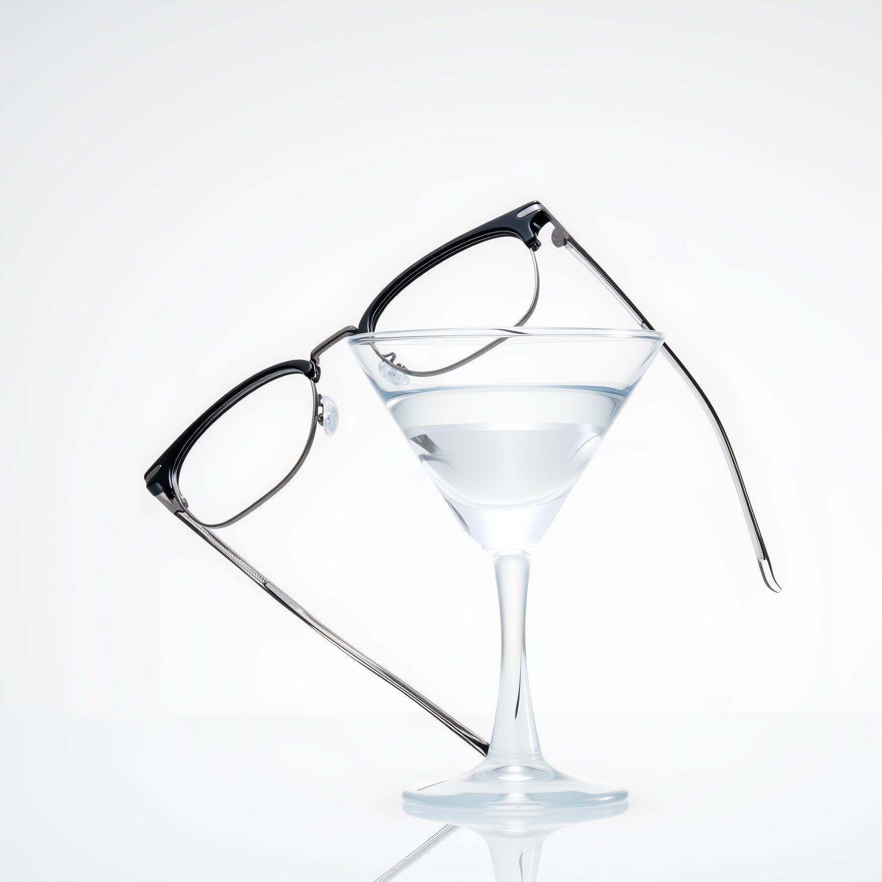 Lifestyle photography #1 of Raguti in Black/Gunmetal with Clear Eyeglass Lenses