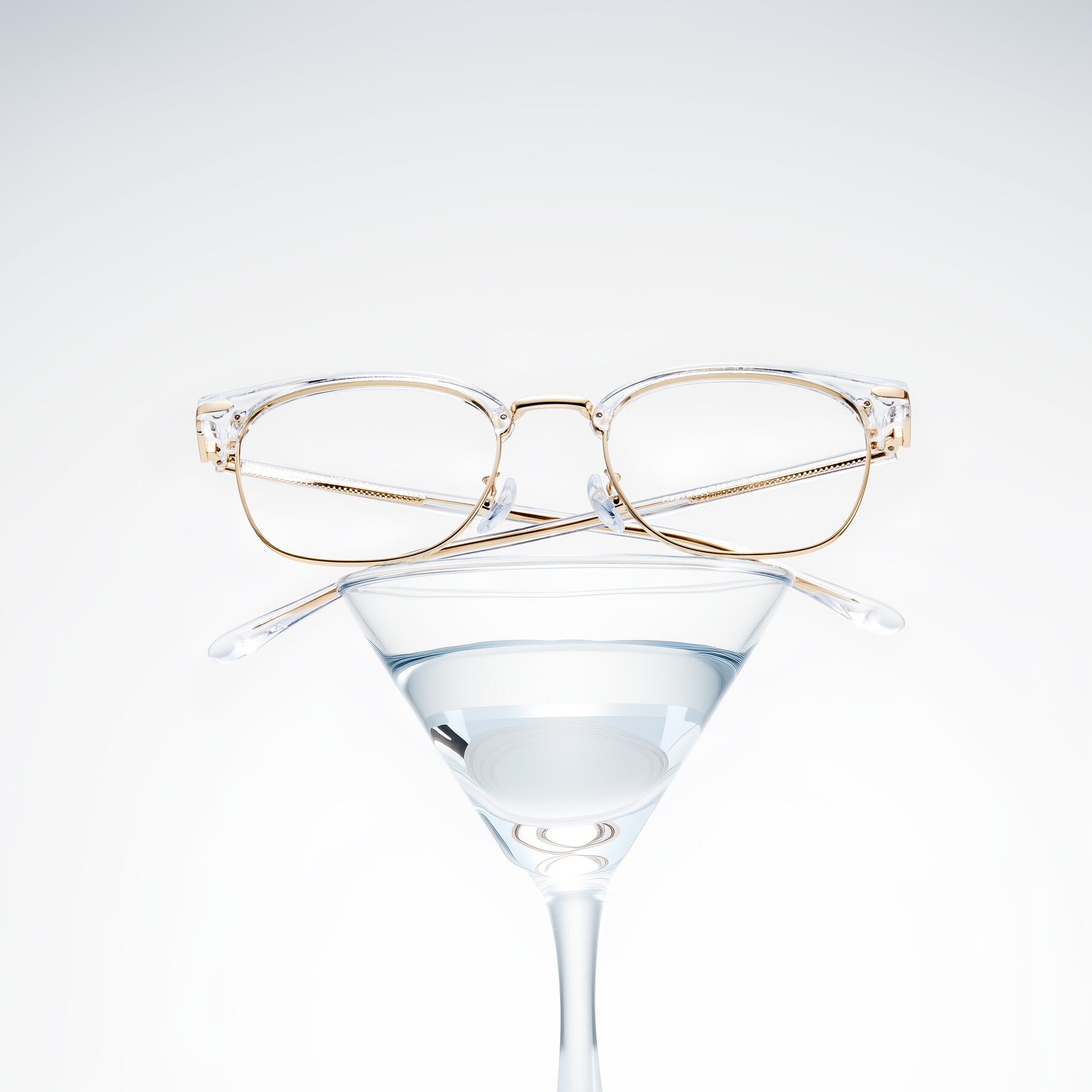 Lifestyle photography #2 of Raguti in Clear/Gold with Clear Eyeglass Lenses