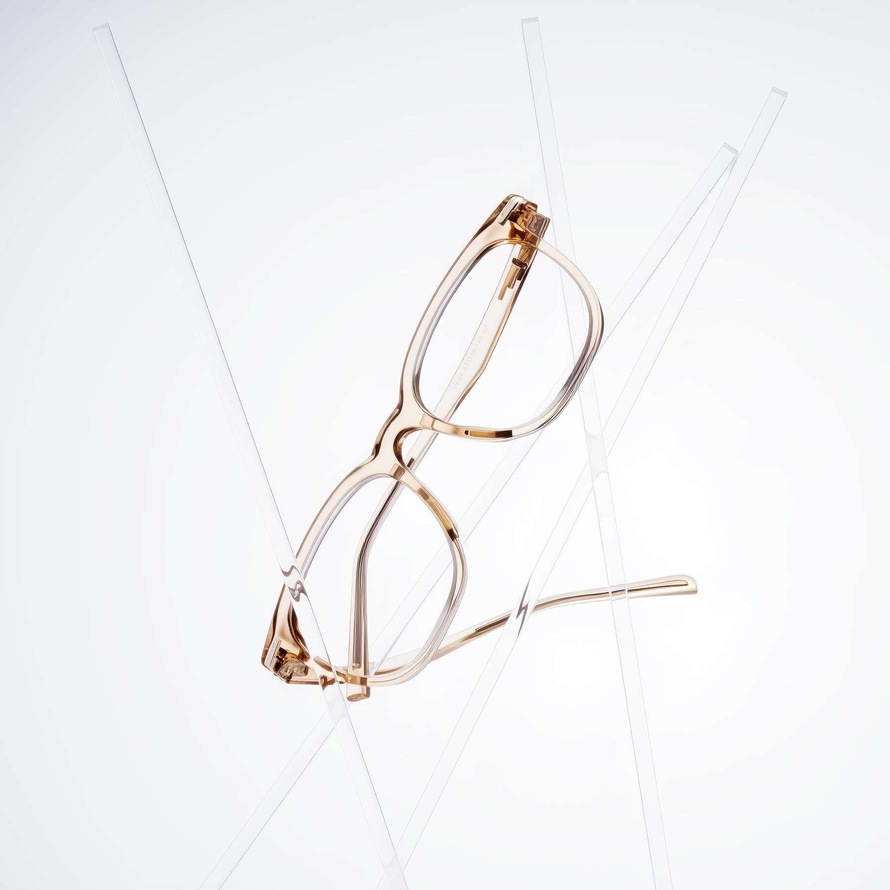 Lifestyle photography #1 of Velek in Champagne with Clear Eyeglass Lenses