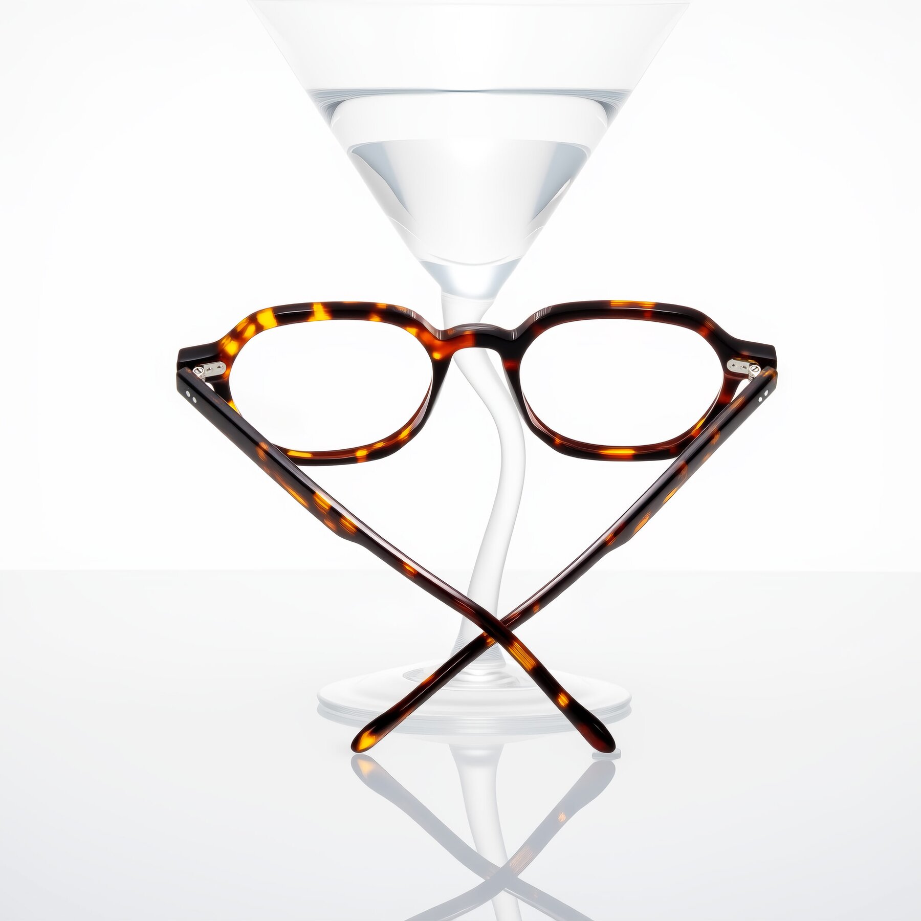 Lifestyle photography #1 of Electra in Tortoise with Clear Reading Eyeglass Lenses