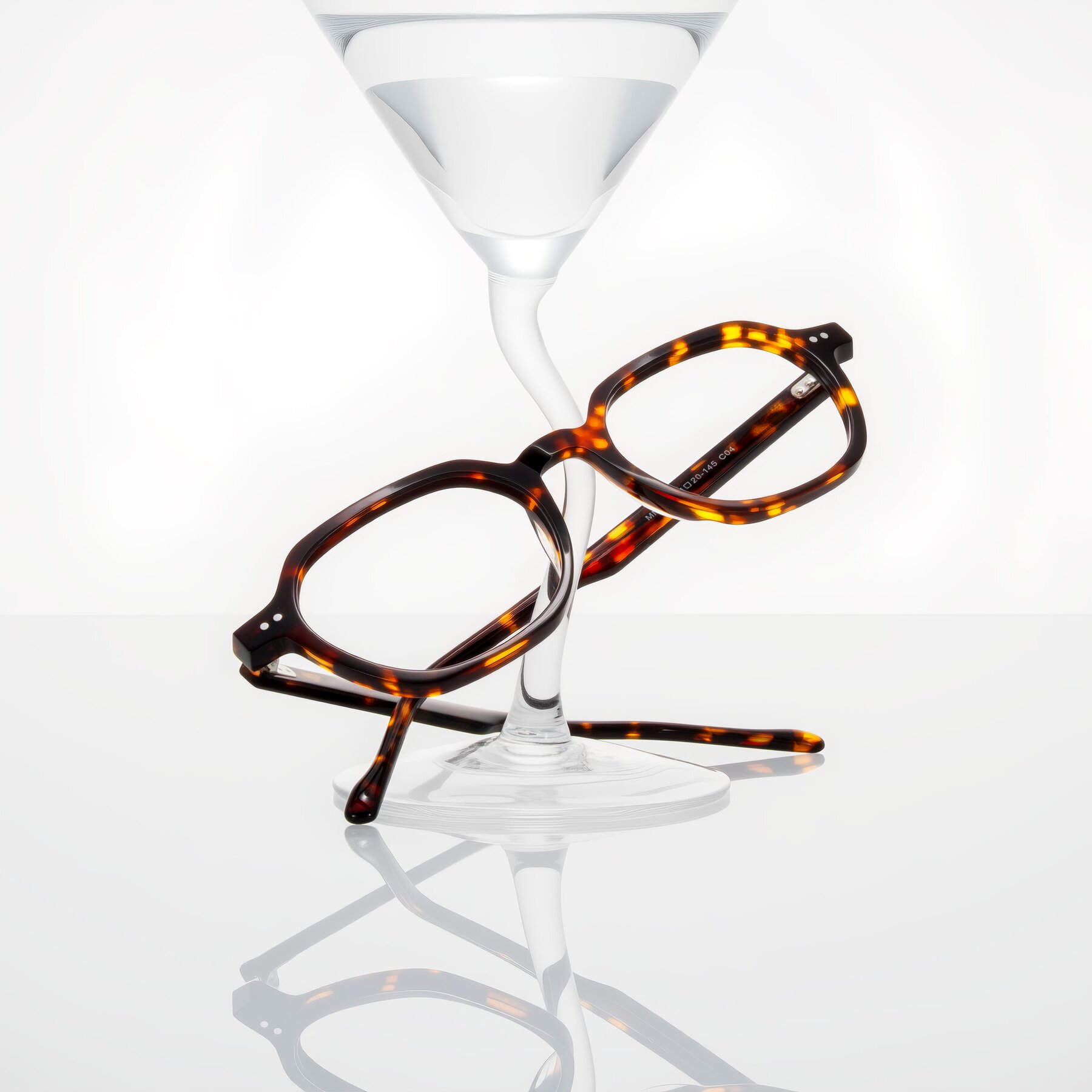 Lifestyle photography #2 of Electra in Tortoise with Clear Reading Eyeglass Lenses