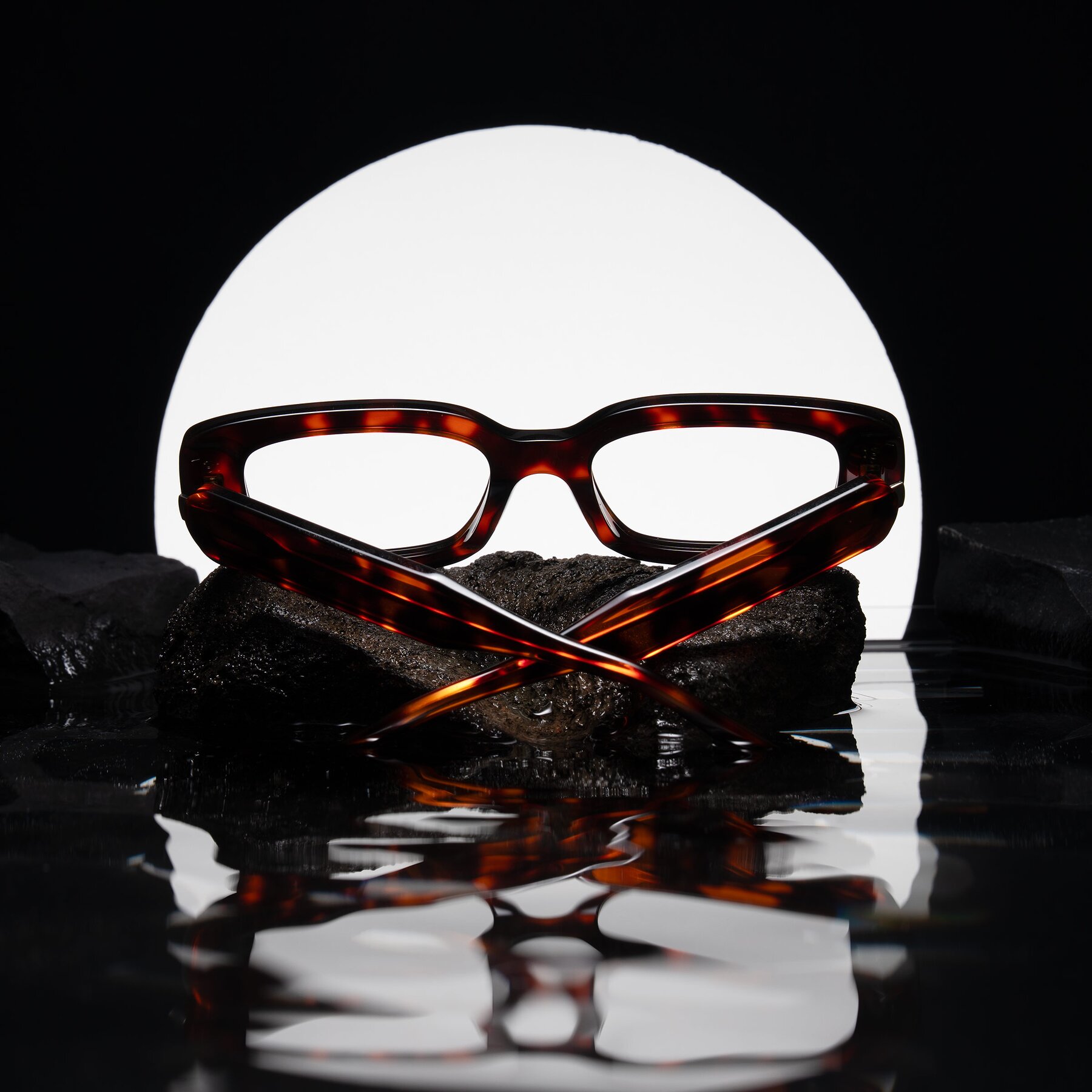 Lifestyle photography #2 of Pythias in Tortoise with Clear Eyeglass Lenses