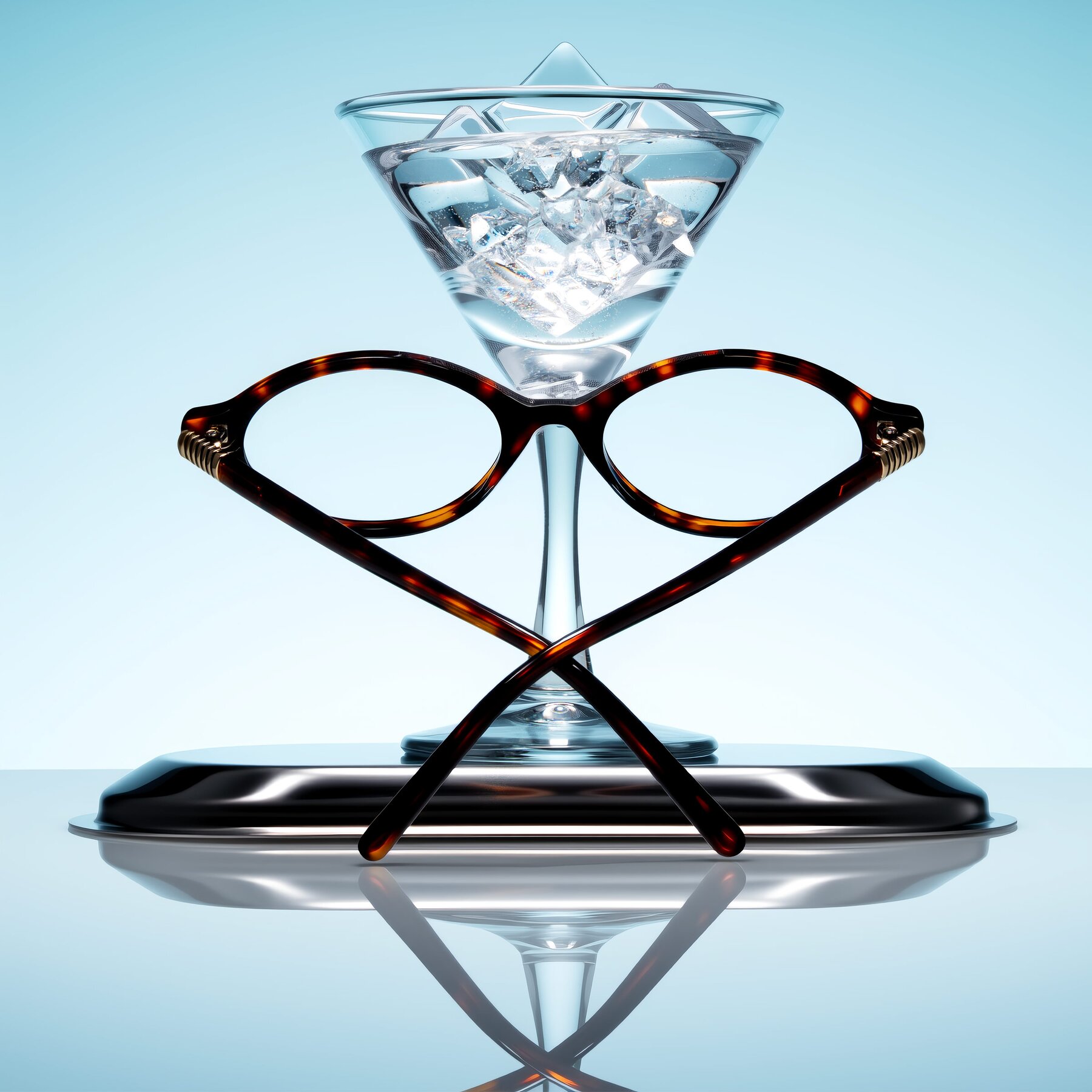 Lifestyle photography #2 of Noelle in Tortoise with Clear Eyeglass Lenses