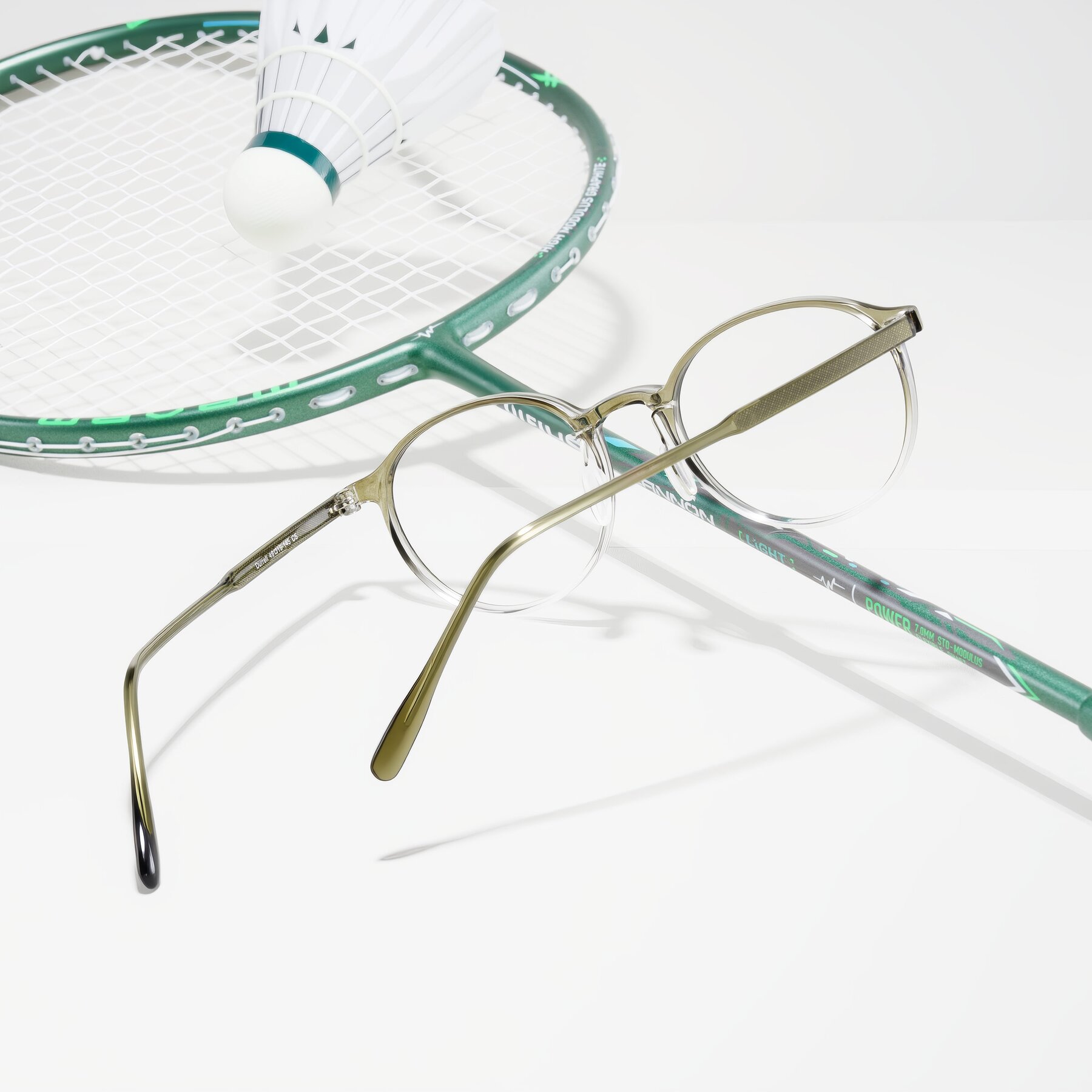 Lifestyle photography #1 of Durrell in Brown/Clear with Clear Eyeglass Lenses