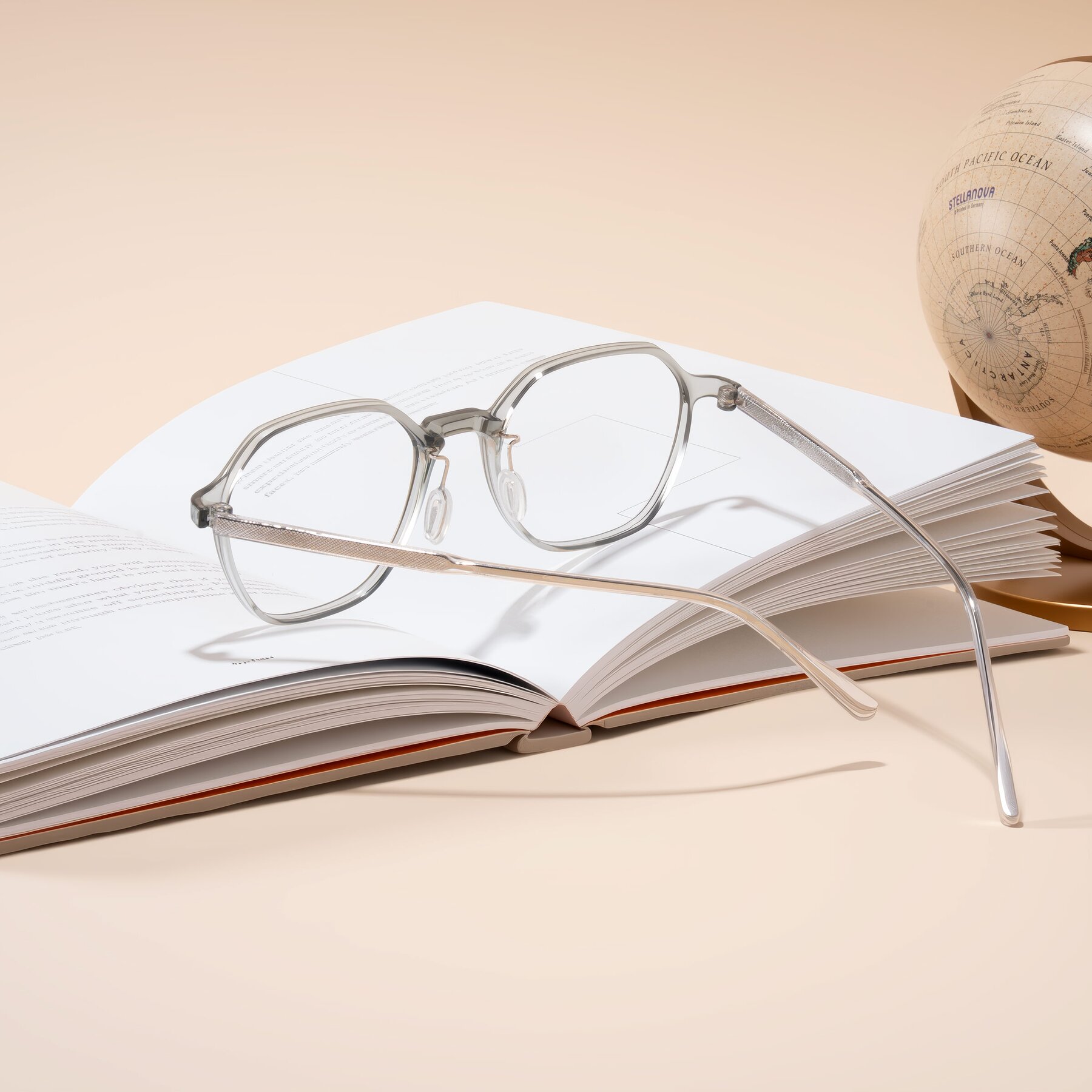 Lifestyle photography #1 of Alston in Light Green with Clear Eyeglass Lenses
