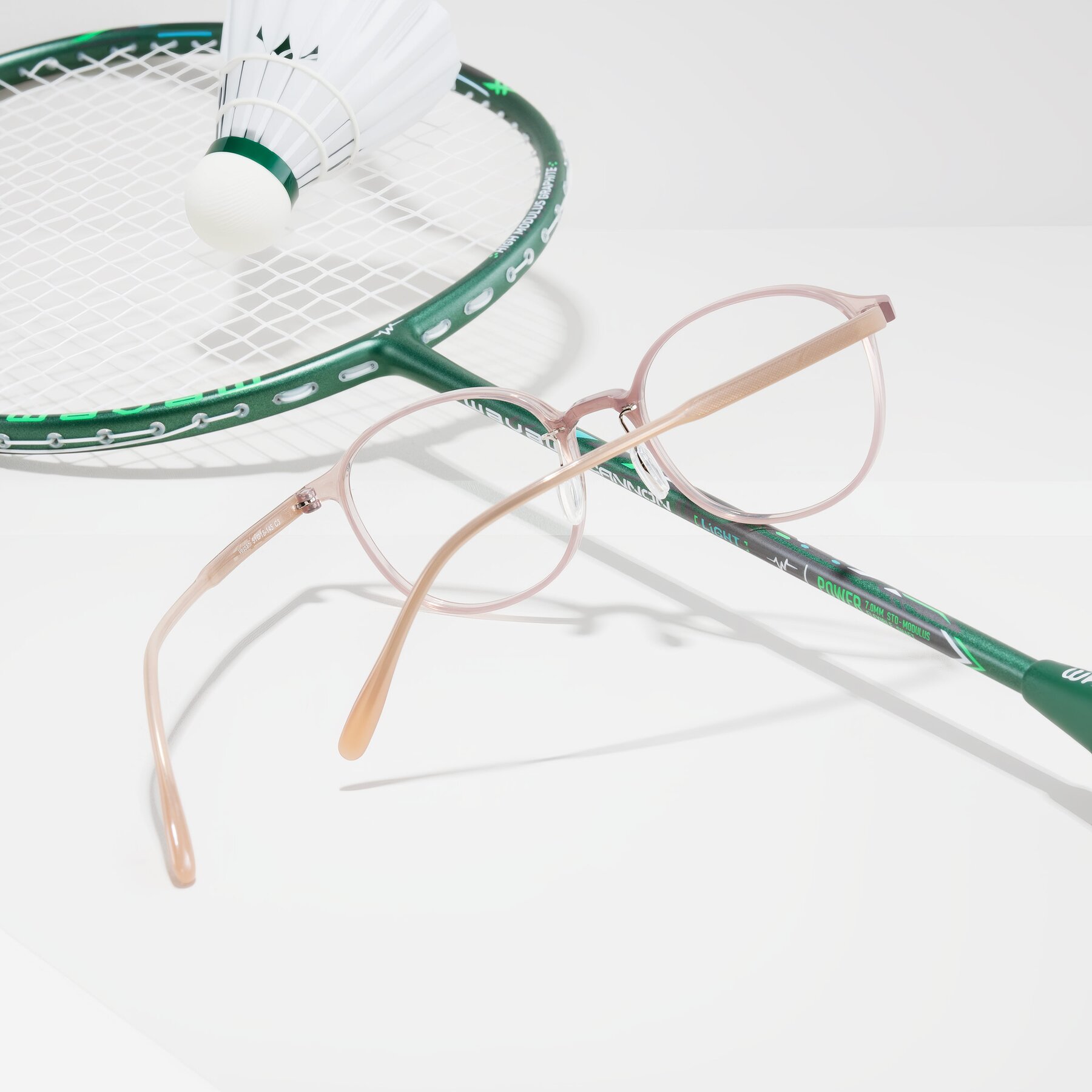 Lifestyle photography #1 of Vessani in Pastel Brown with Clear Eyeglass Lenses