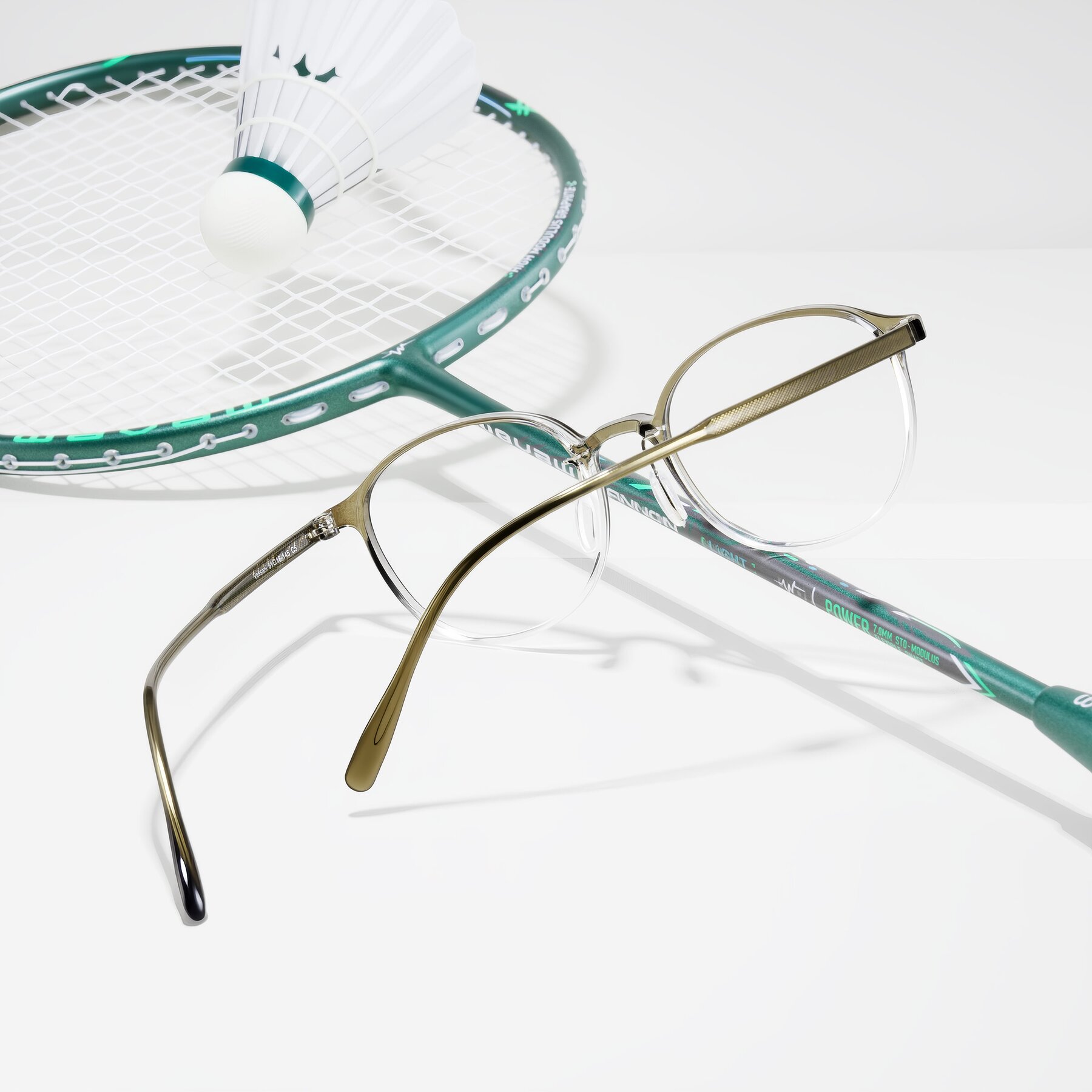 Lifestyle photography #1 of Vessani in Brown/Clear with Clear Eyeglass Lenses