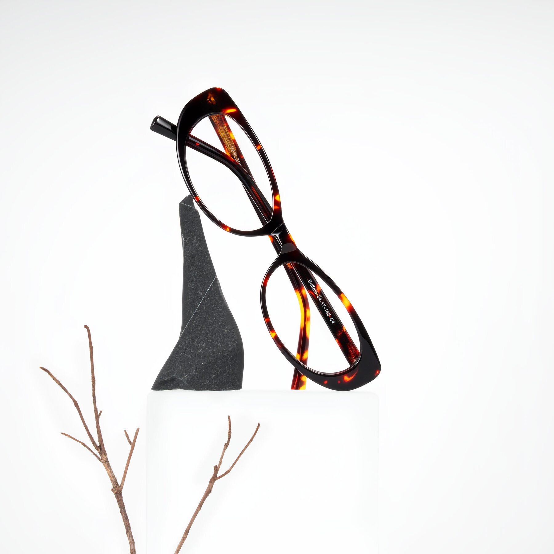 Lifestyle photography #1 of Buffalo in Tortoise with Clear Blue Light Blocking Lenses