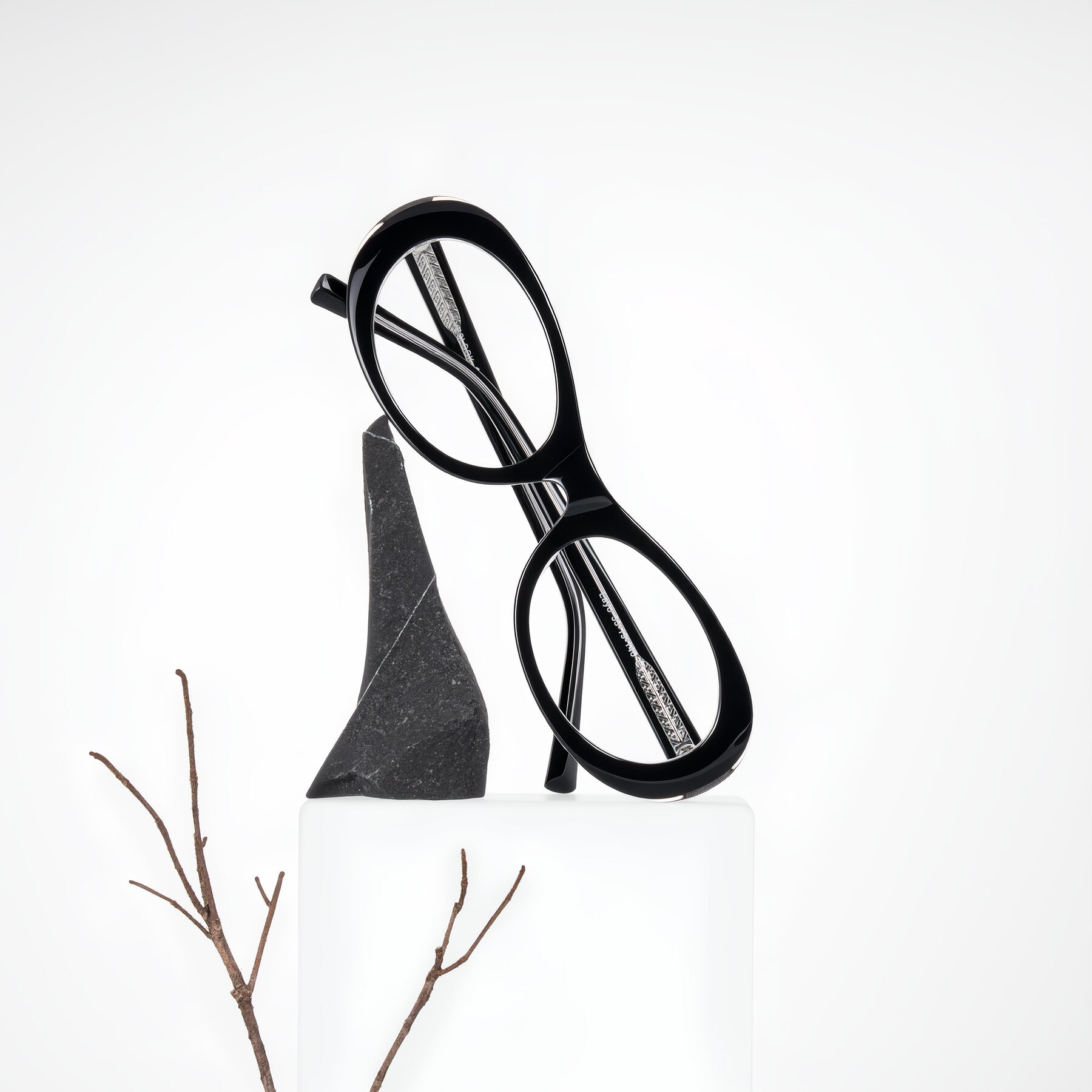 Lifestyle photography #1 of Layo in Black/Clear with Clear Blue Light Blocking Lenses