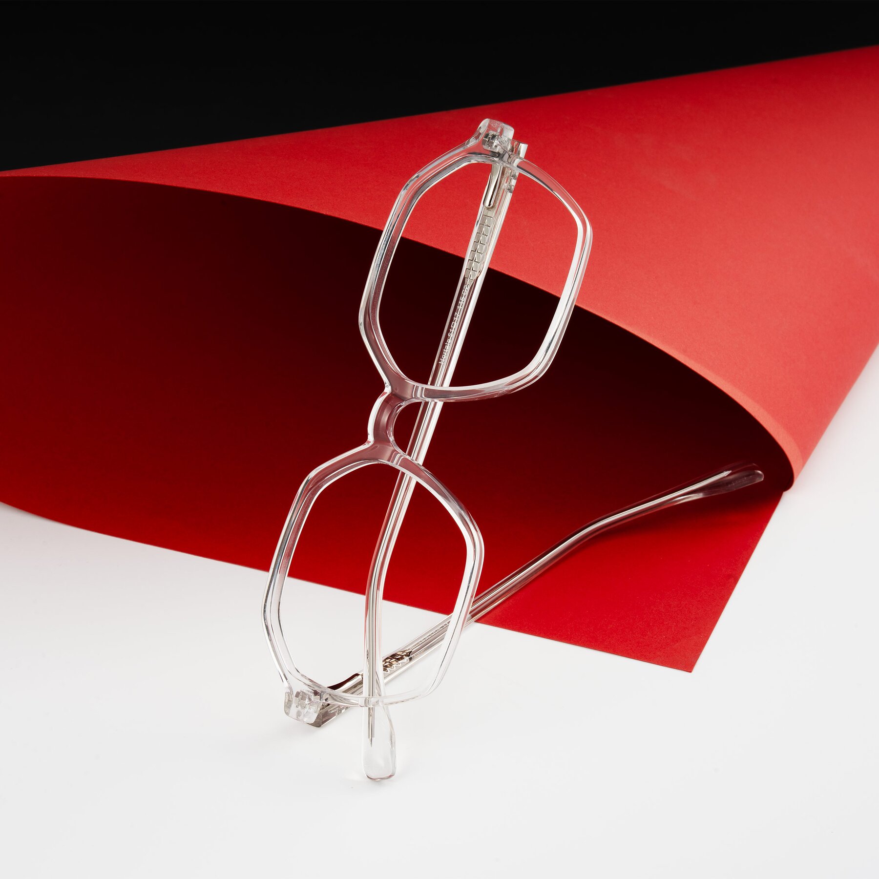 Lifestyle photography #1 of Hortale in Clear with Clear Eyeglass Lenses