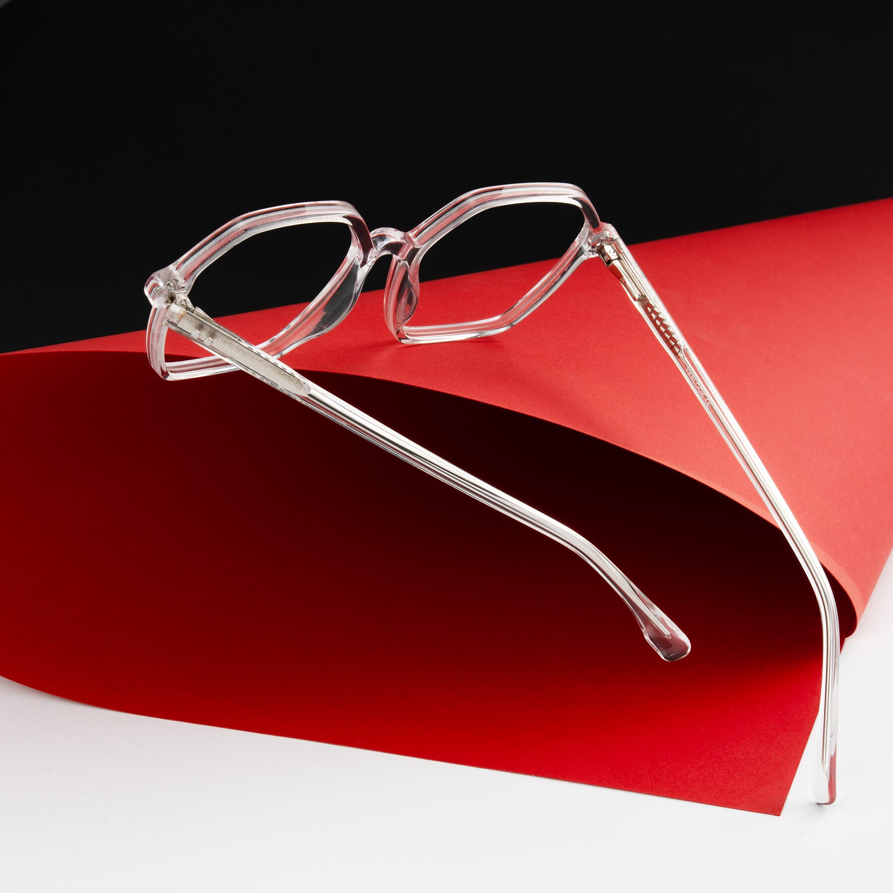 Lifestyle photography #2 of Hortale in Clear with Clear Eyeglass Lenses