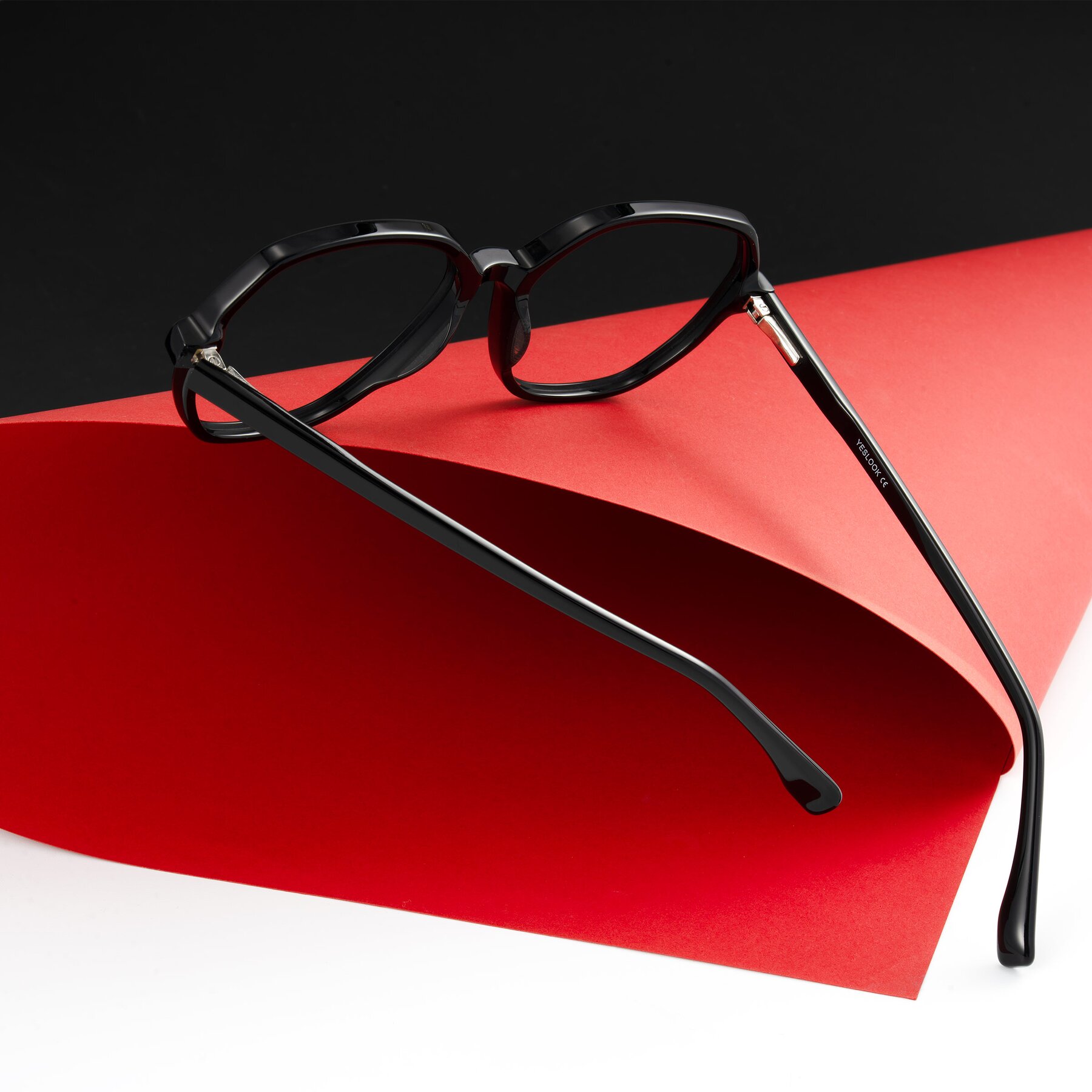 Lifestyle photography #2 of Avenite in Black with Clear Eyeglass Lenses