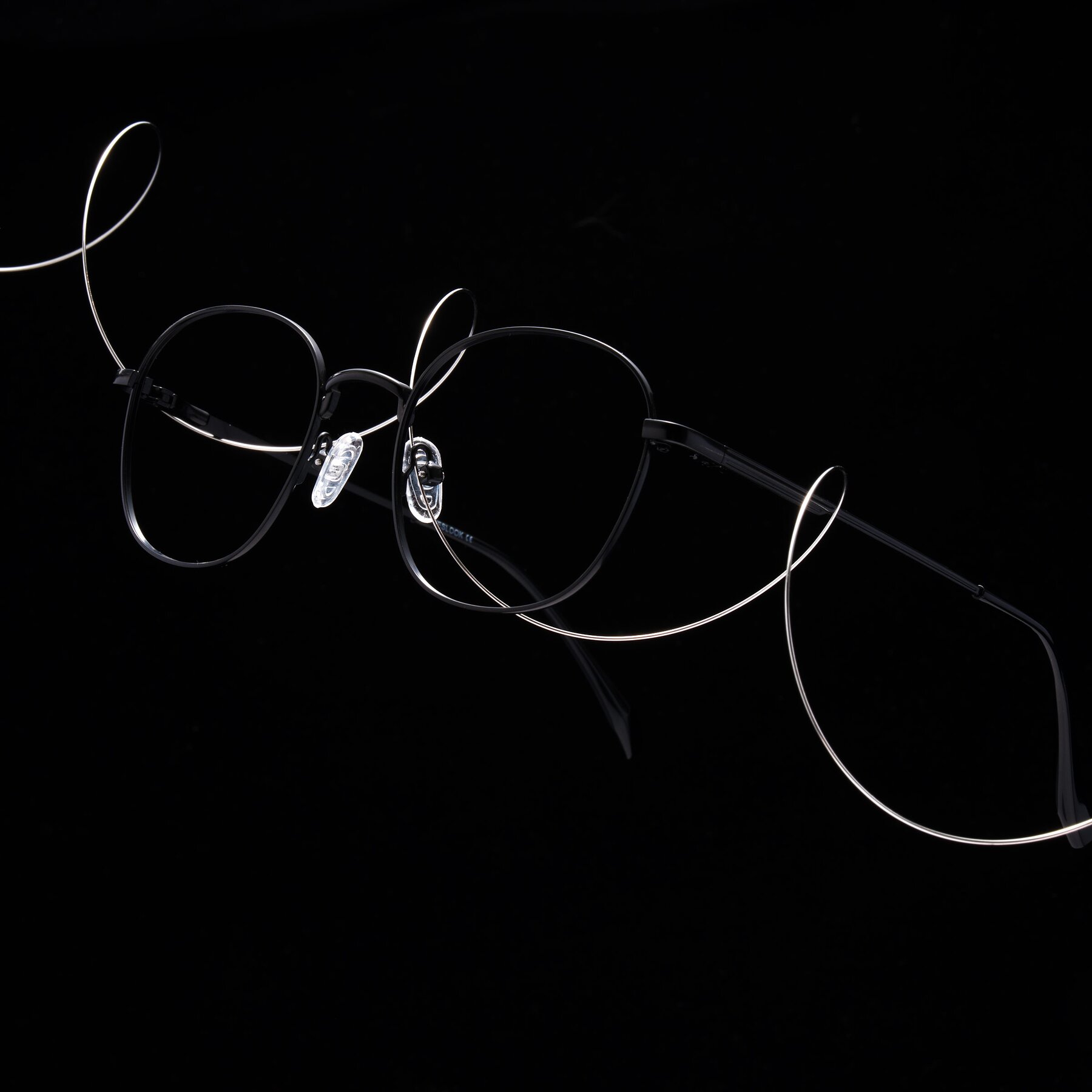 Lifestyle photography #2 of Inver in Black with Clear Eyeglass Lenses
