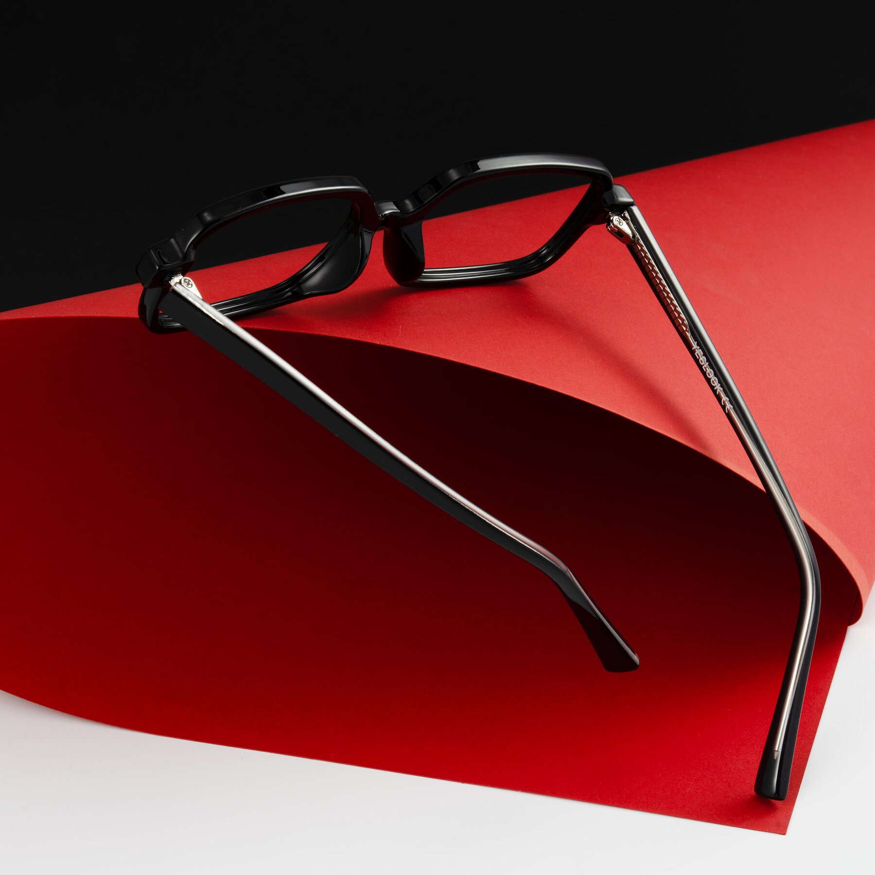 Lifestyle photography #2 of Garbott in Black with Clear Eyeglass Lenses