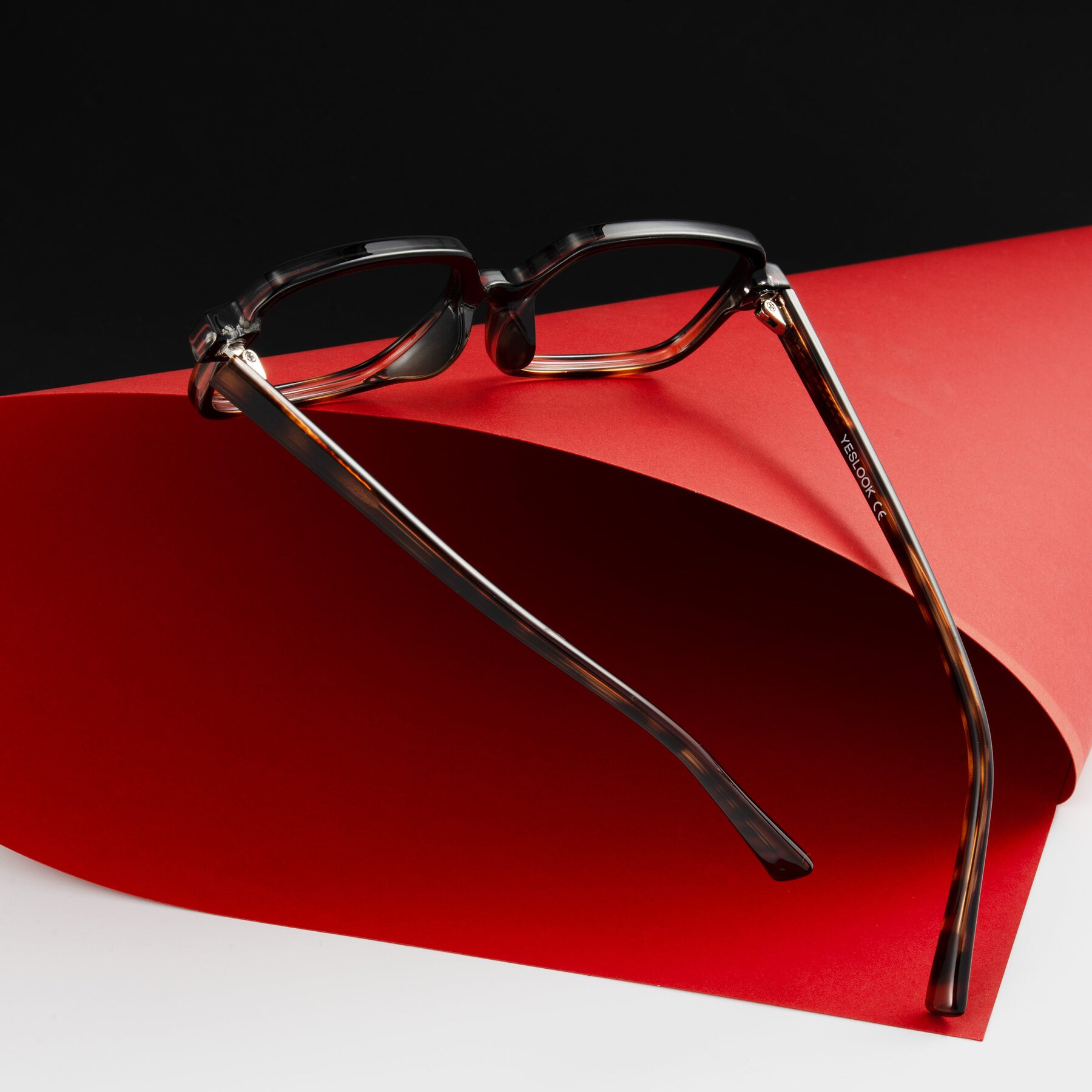 Lifestyle photography #2 of Garbott in Black/Tortoise with Clear Eyeglass Lenses