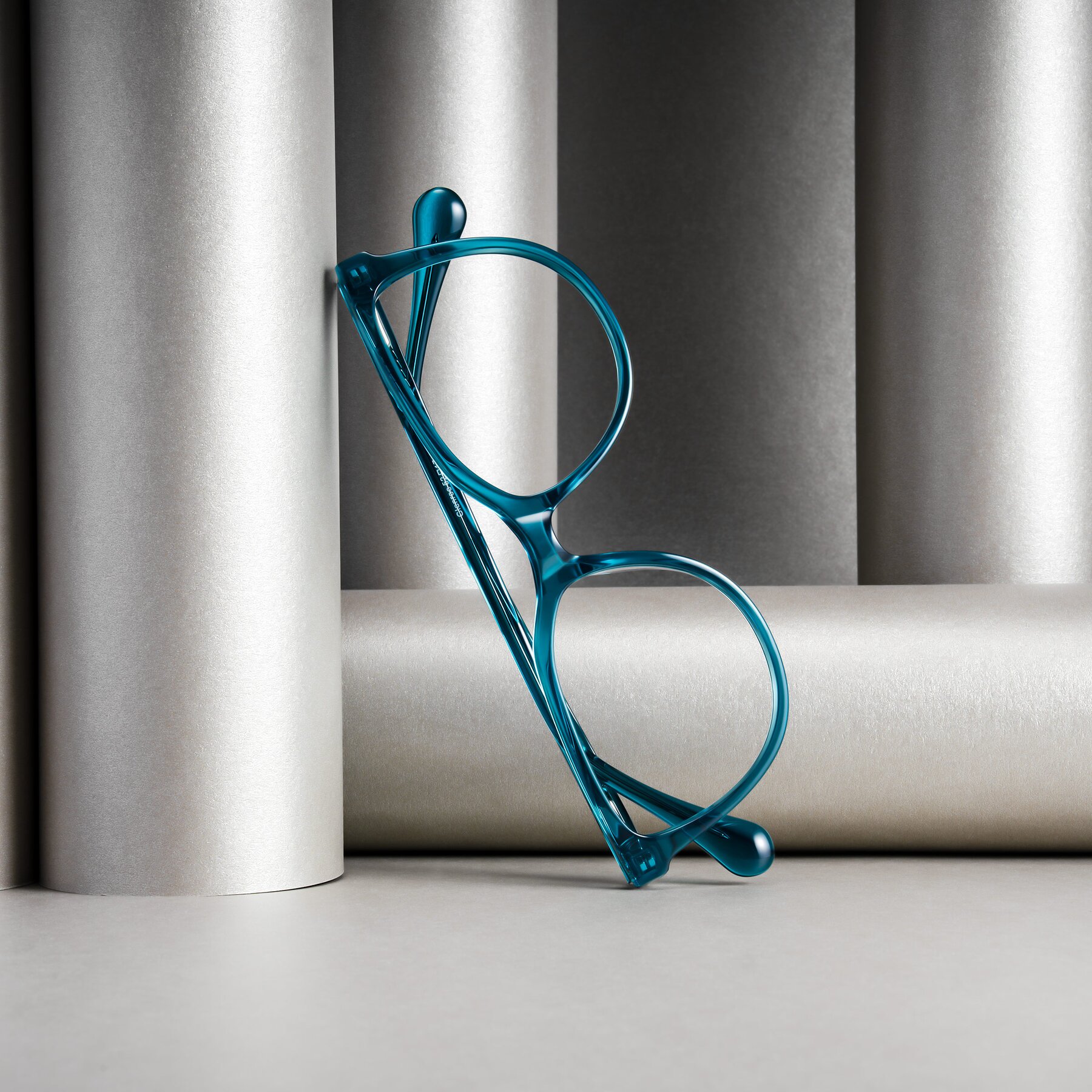 Women's lifestyle photography #2 of Glenroe in Peacock with Clear Eyeglass Lenses