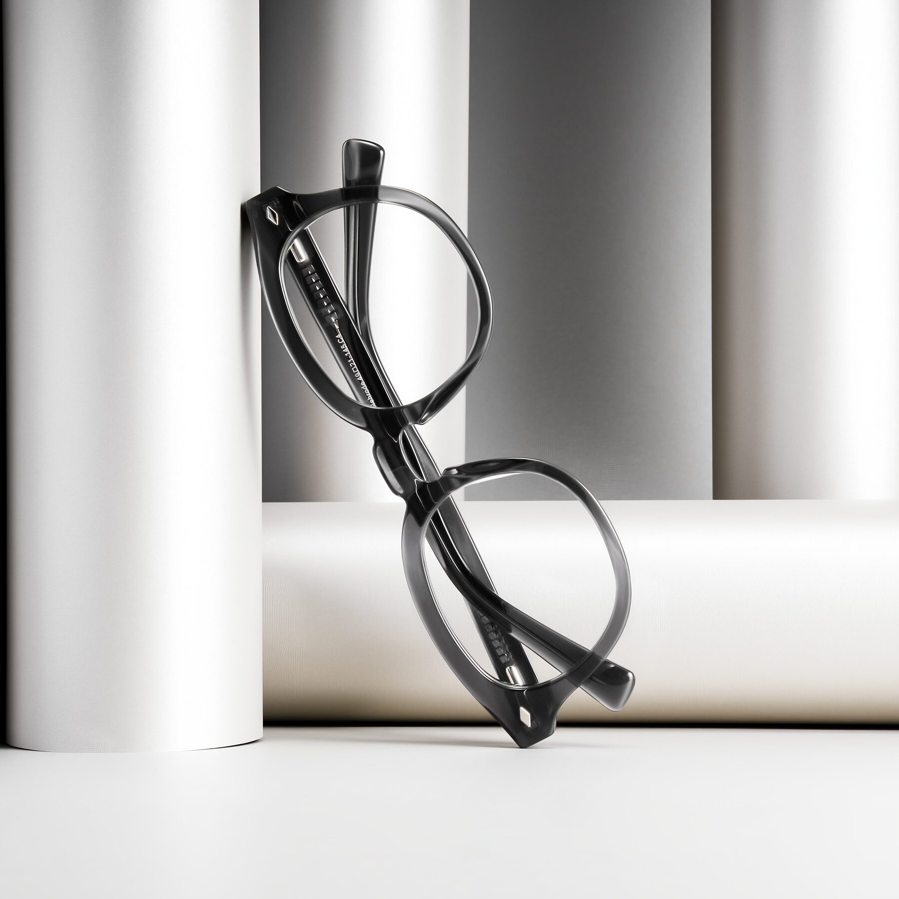 Lifestyle photography #2 of Nehrode in Gray with Clear Eyeglass Lenses
