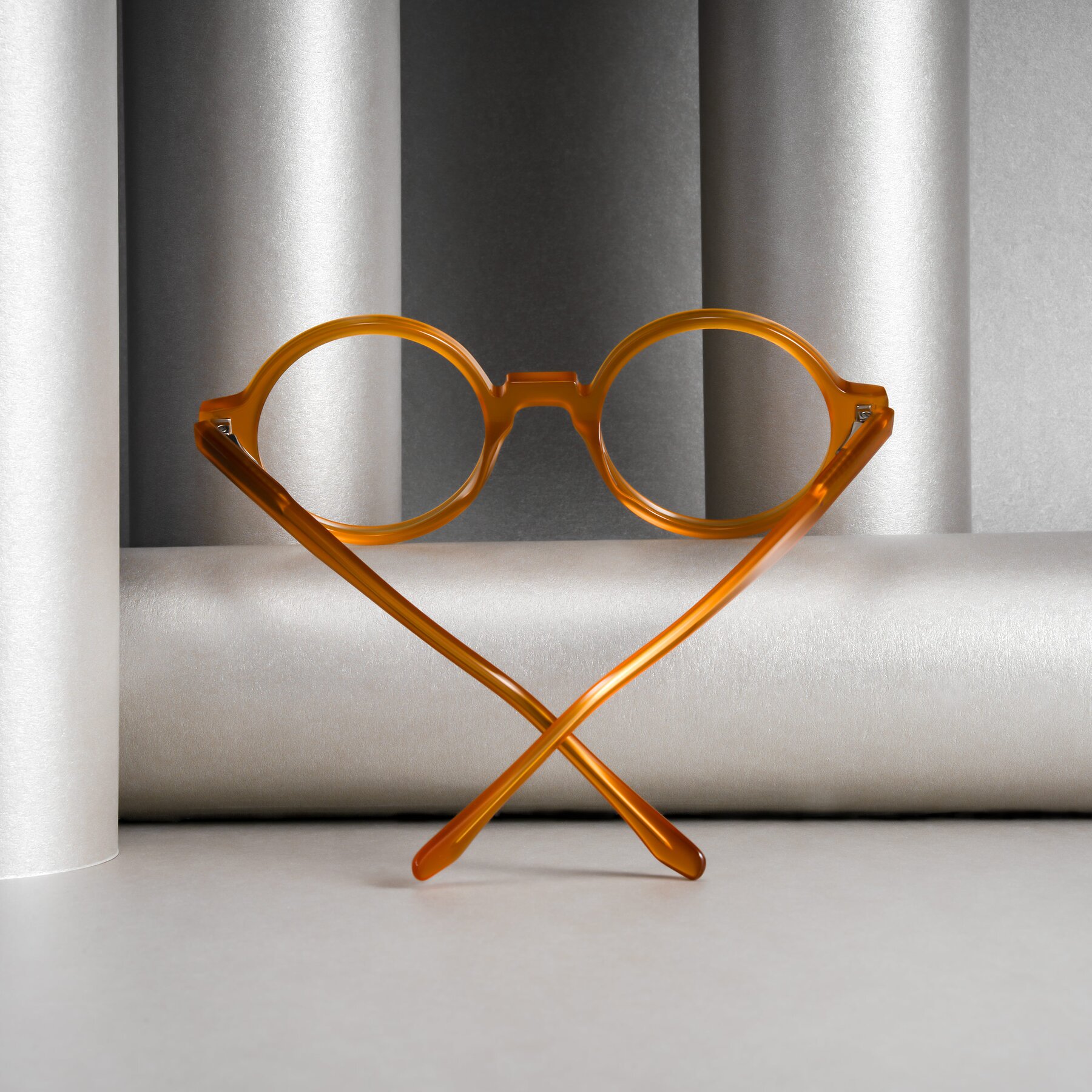 Lifestyle photography #1 of Clady in Caramel with Clear Eyeglass Lenses