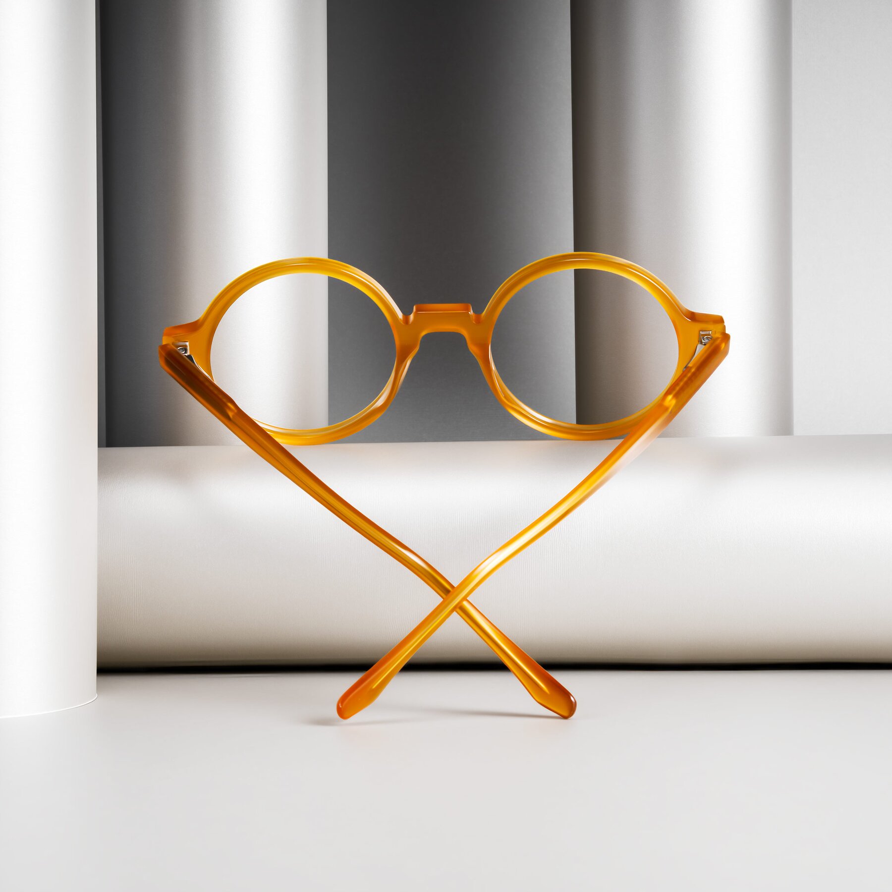 Lifestyle photography #1 of Clady in Caramel with Clear Eyeglass Lenses