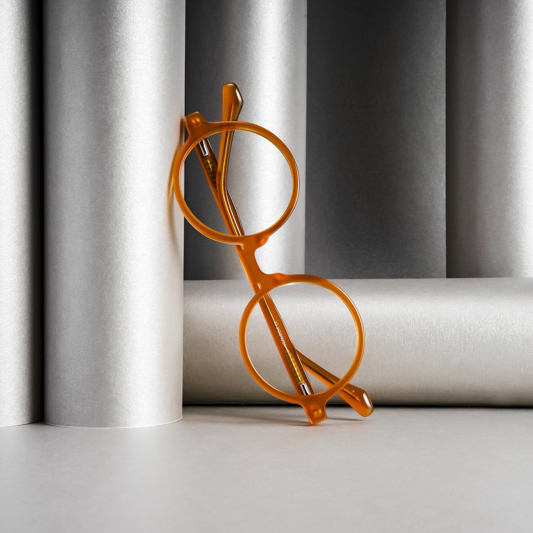 Lifestyle photography #2 of Clady in Caramel with Clear Eyeglass Lenses
