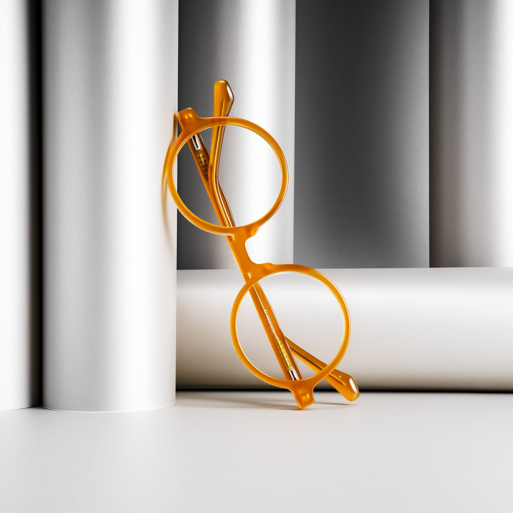 Lifestyle photography #2 of Clady in Caramel with Clear Eyeglass Lenses