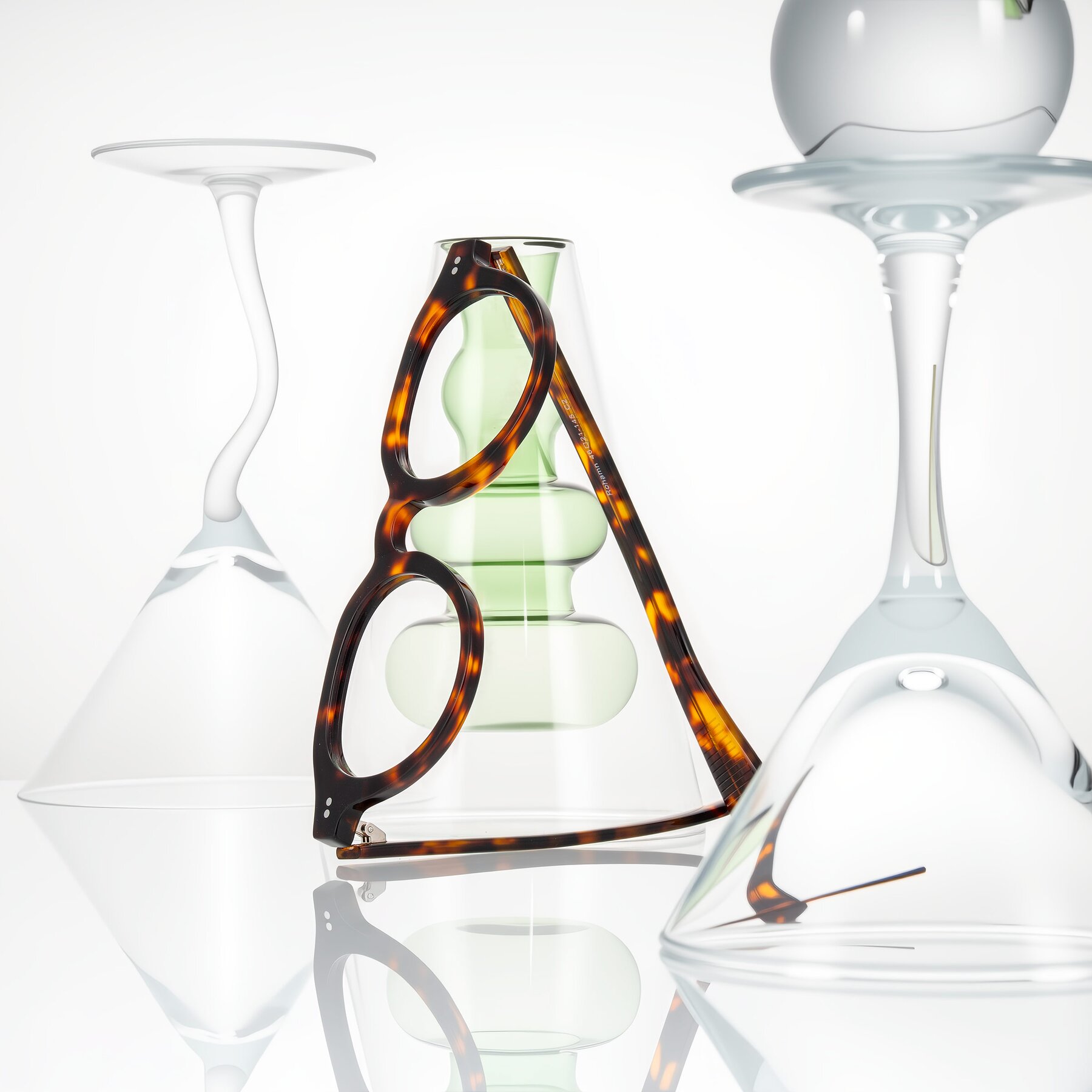 Lifestyle photography #1 of Rohamn in Tortoise with Clear Blue Light Blocking Lenses