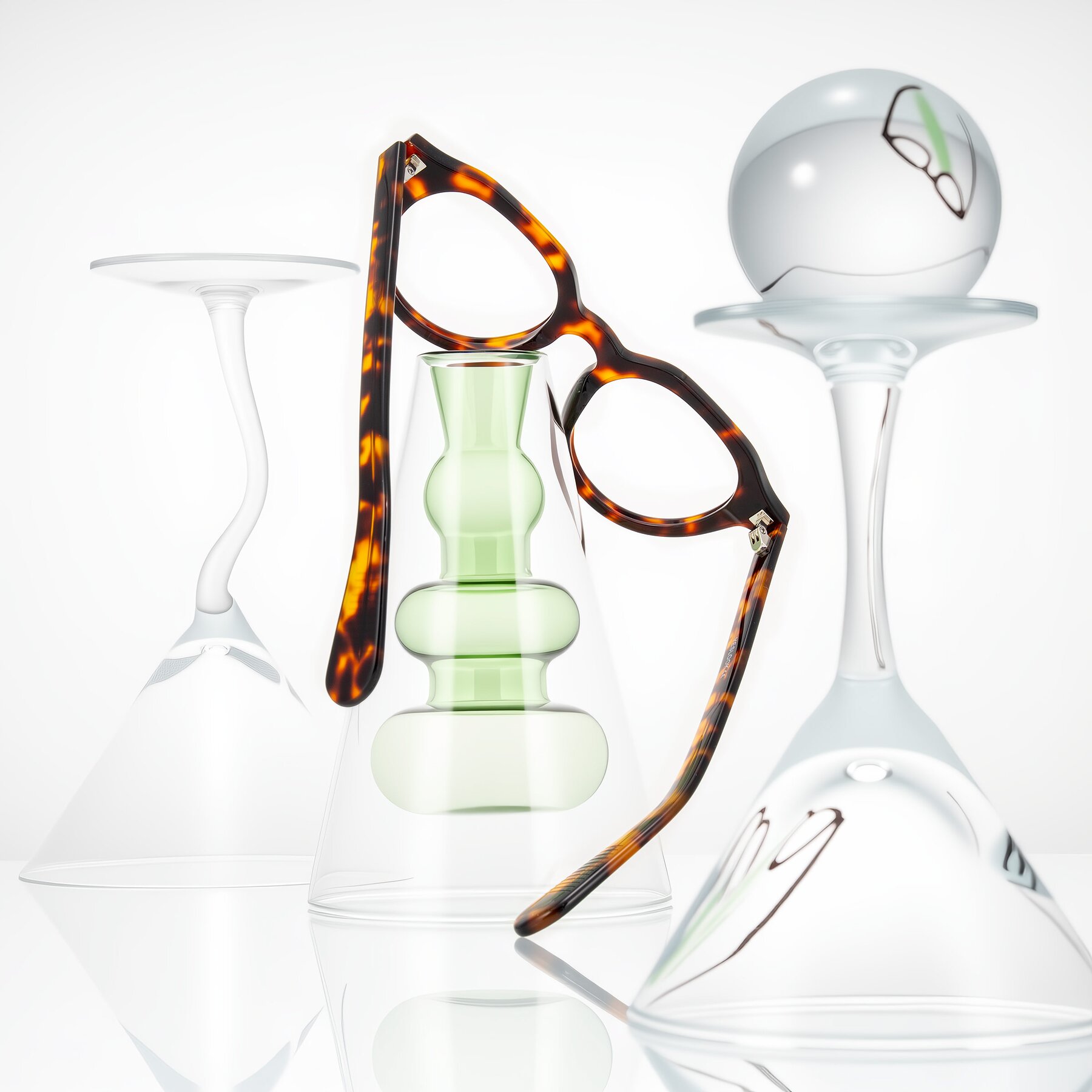 Lifestyle photography #2 of Rohamn in Tortoise with Clear Blue Light Blocking Lenses