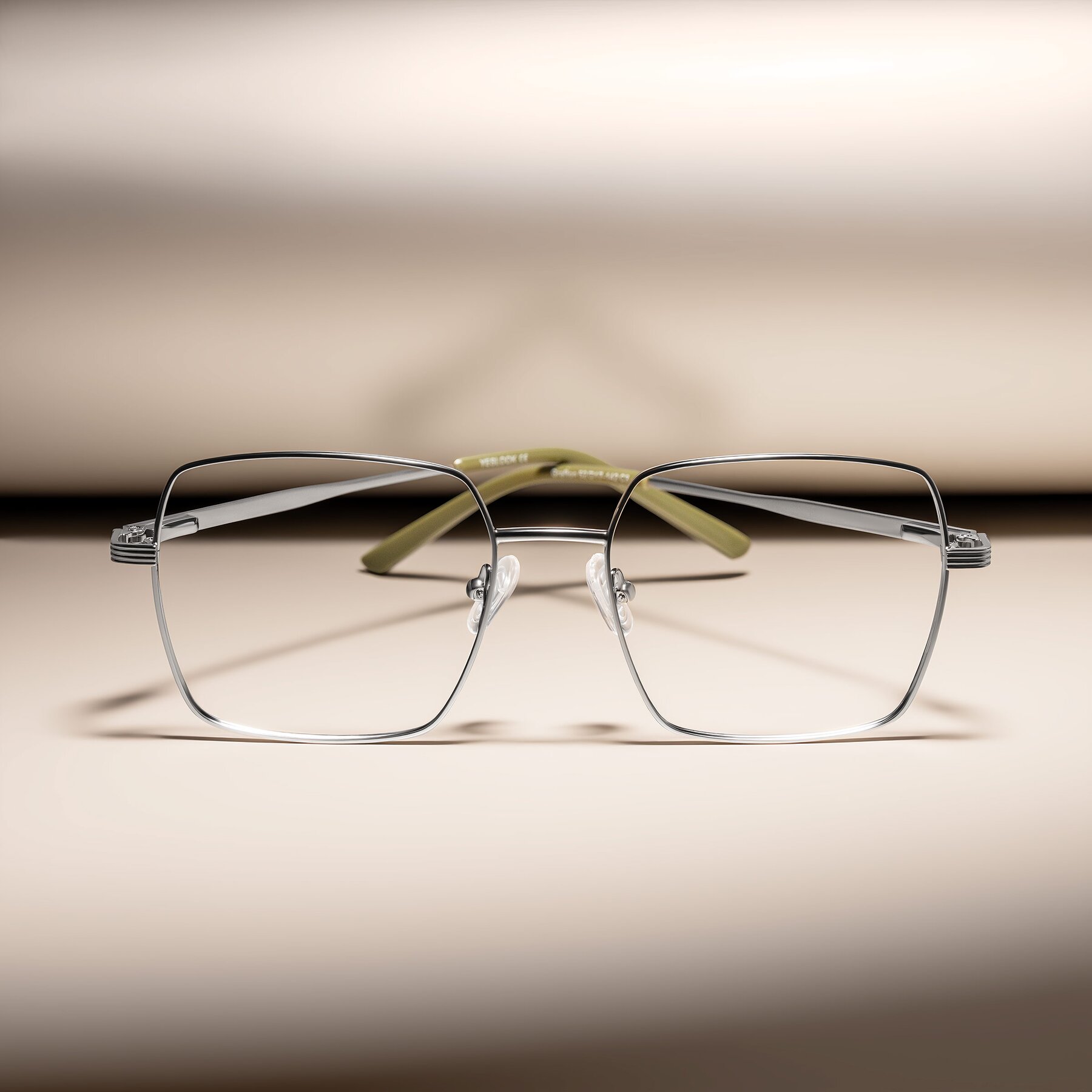 Lifestyle photography #1 of Grafton in Sliver with Clear Eyeglass Lenses
