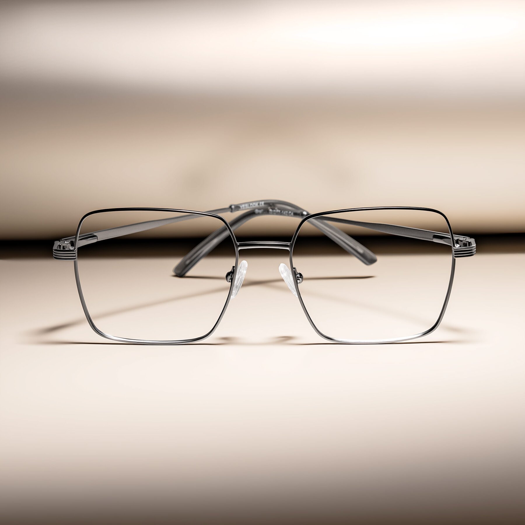 Lifestyle photography #1 of Grafton in Gunmetal with Clear Reading Eyeglass Lenses