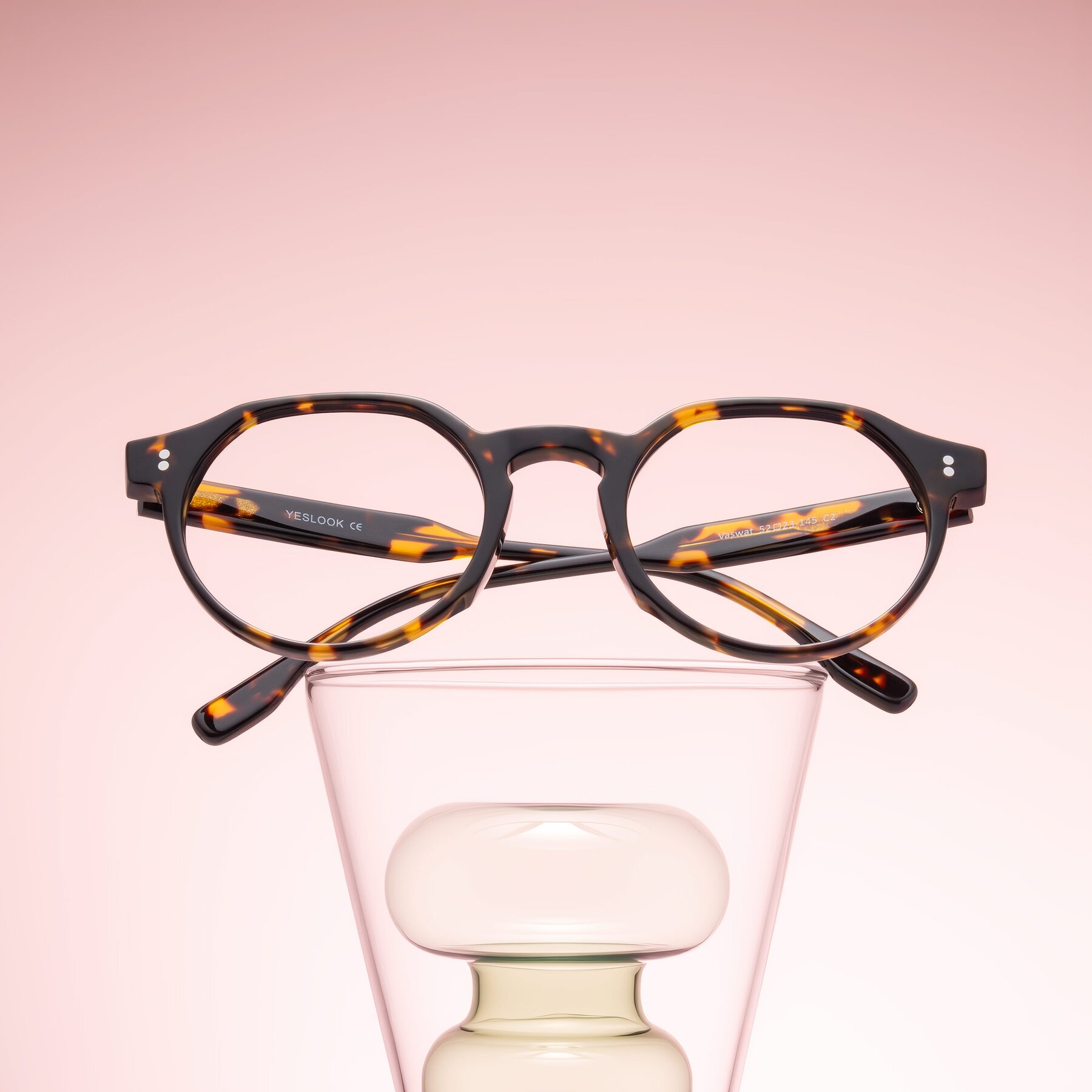 Lifestyle photography #1 of Vaswat in Tortoise with Clear Eyeglass Lenses